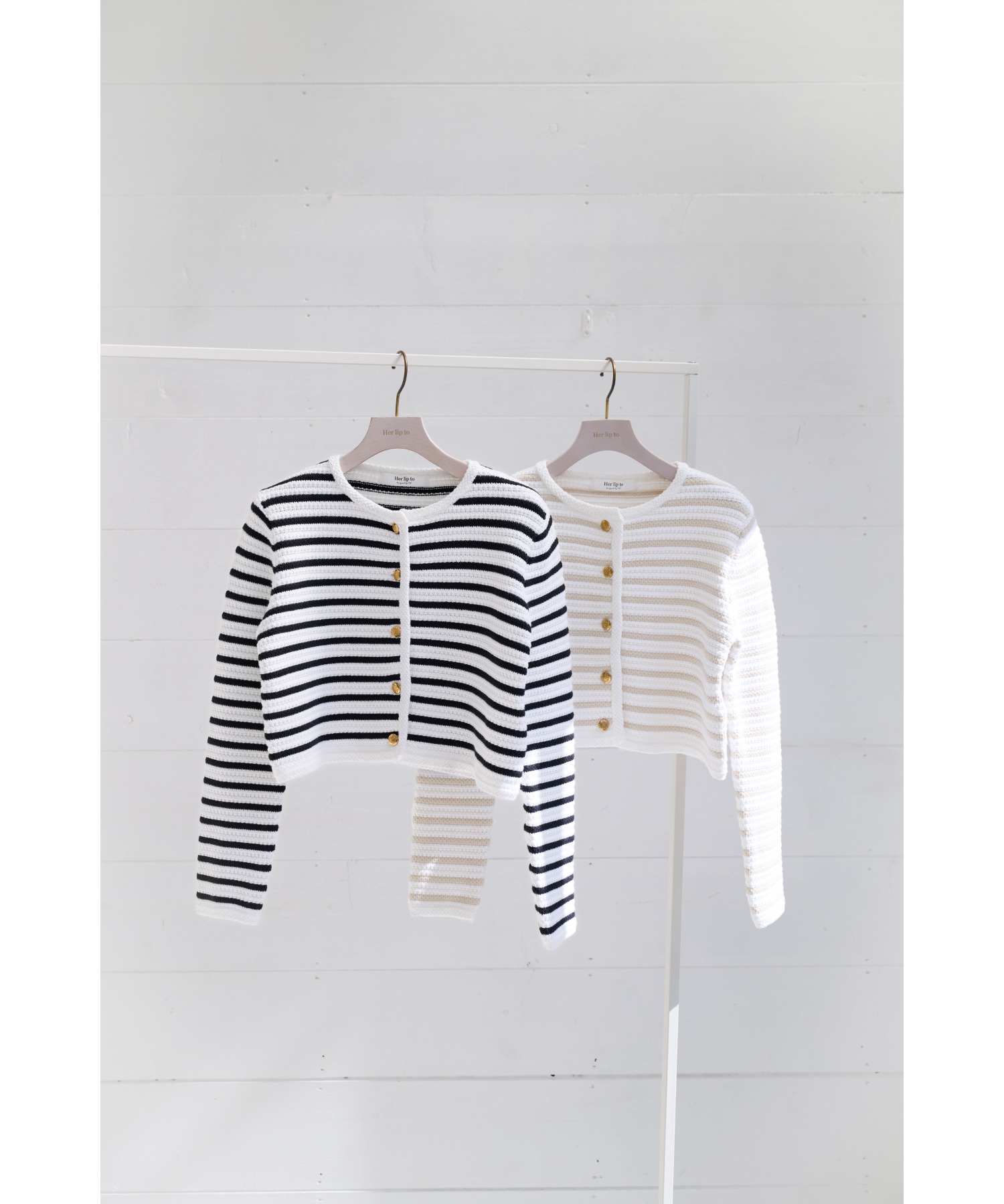 Muriel Stripe Knit Jacket