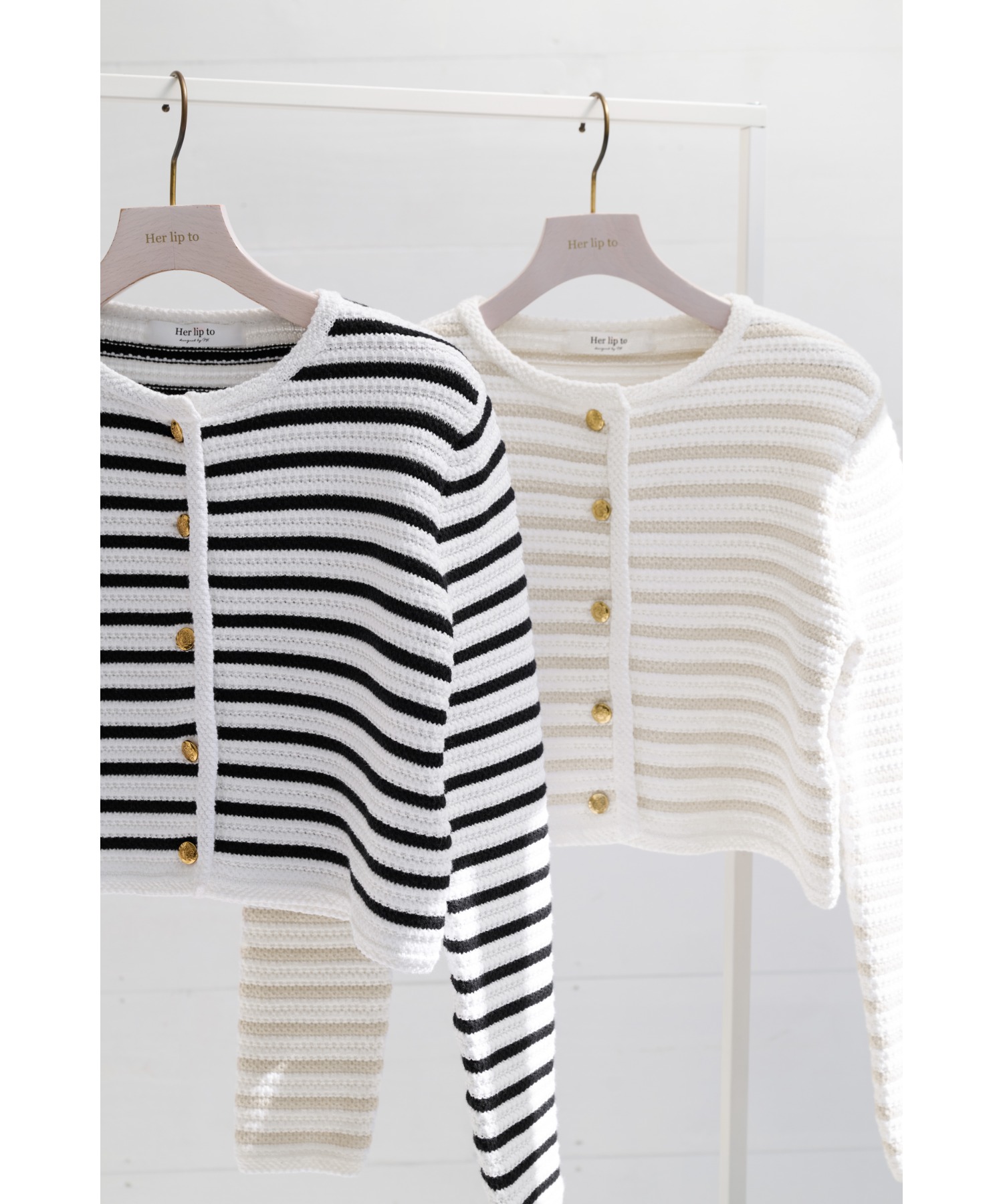 Muriel Stripe Knit Jacket