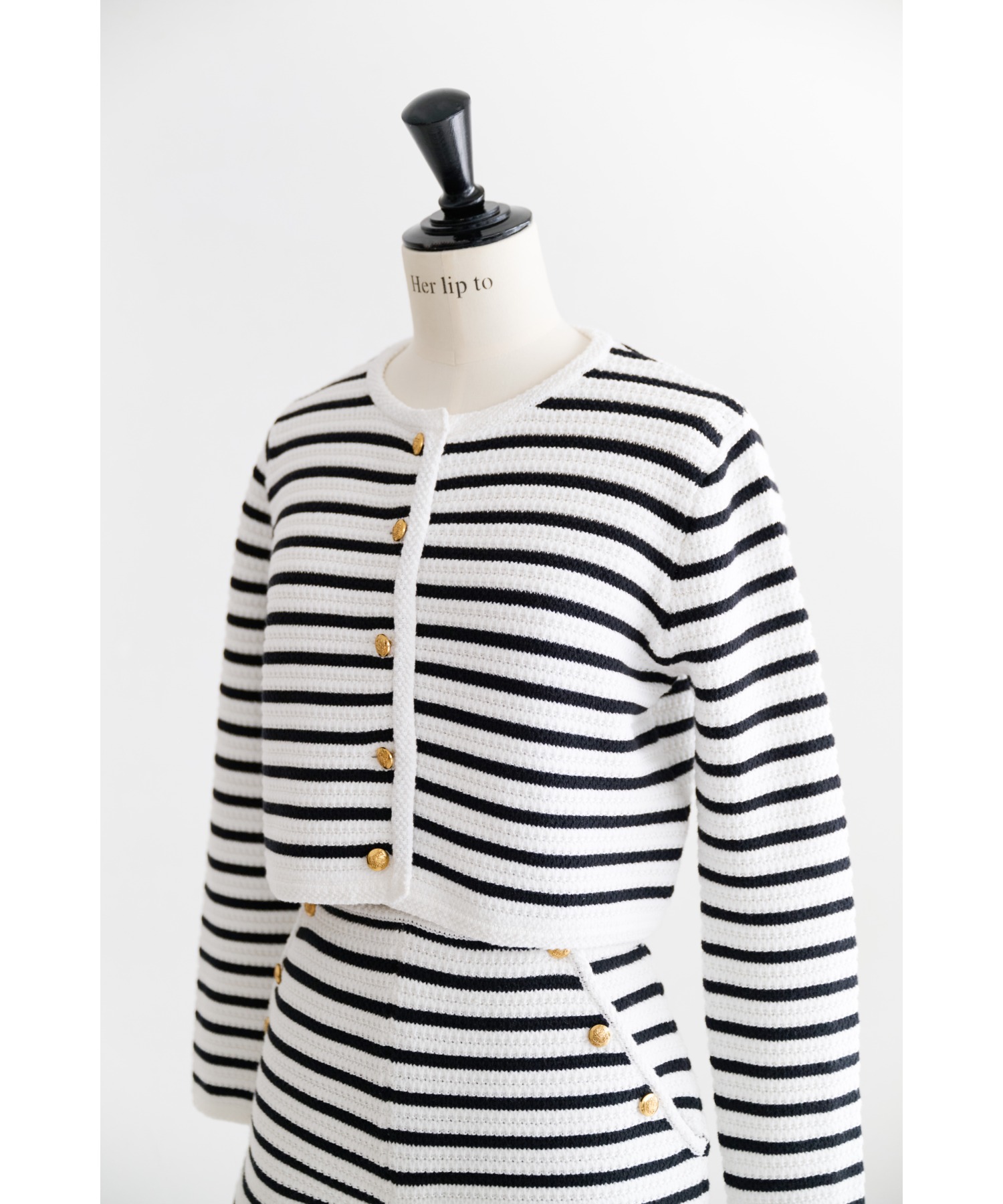 Muriel Stripe Knit Jacket
