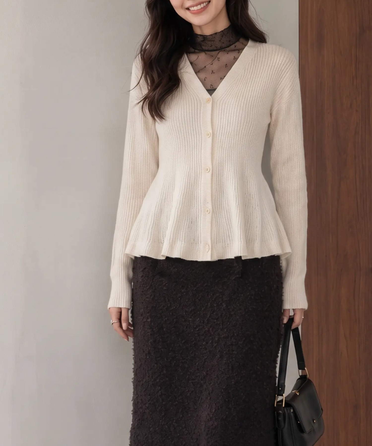 model：160cm
着用サイズ：FREE