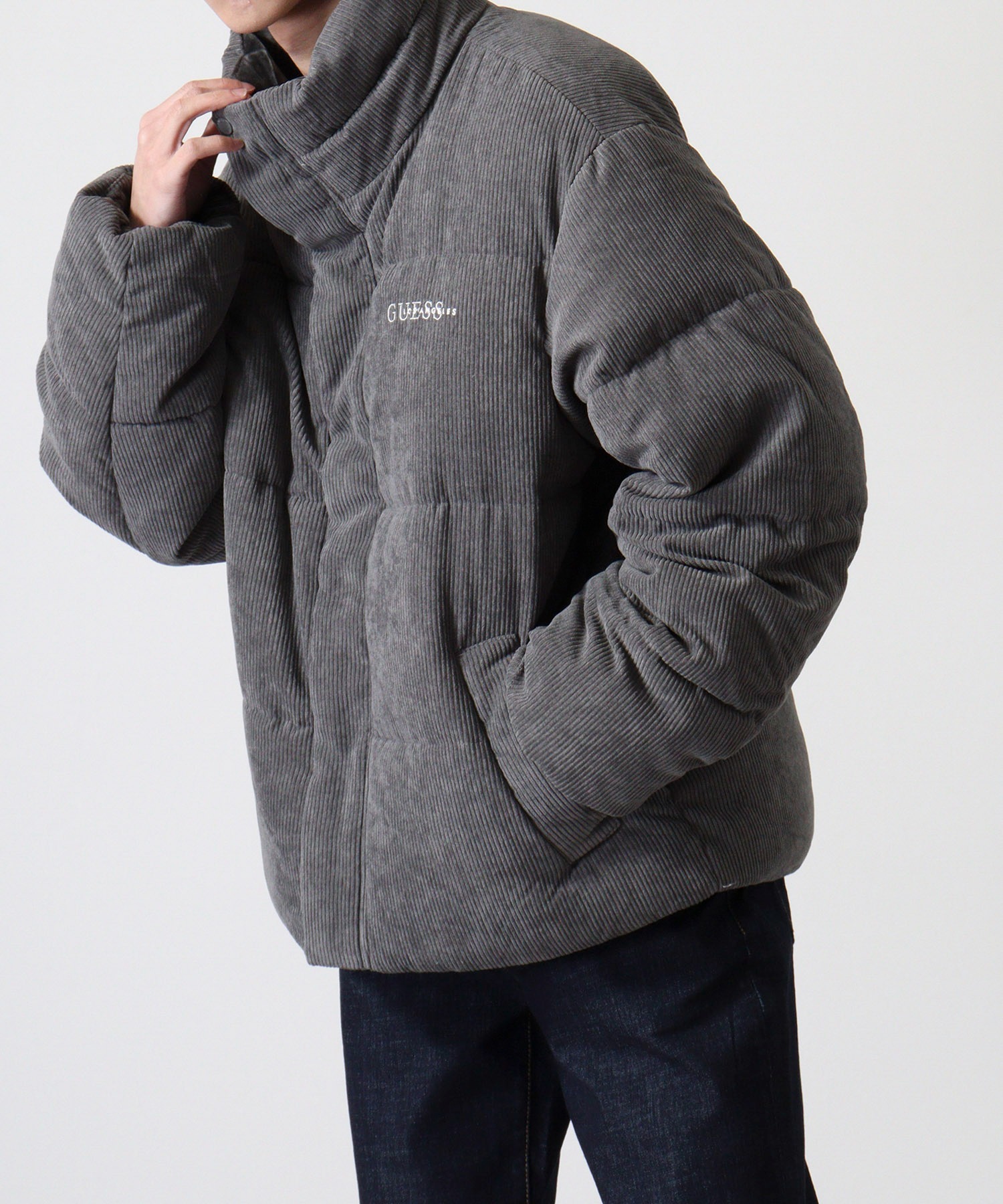 ダウン GUESS ? UNI PADDING JKT 【すべてのアクアリウムの種類 