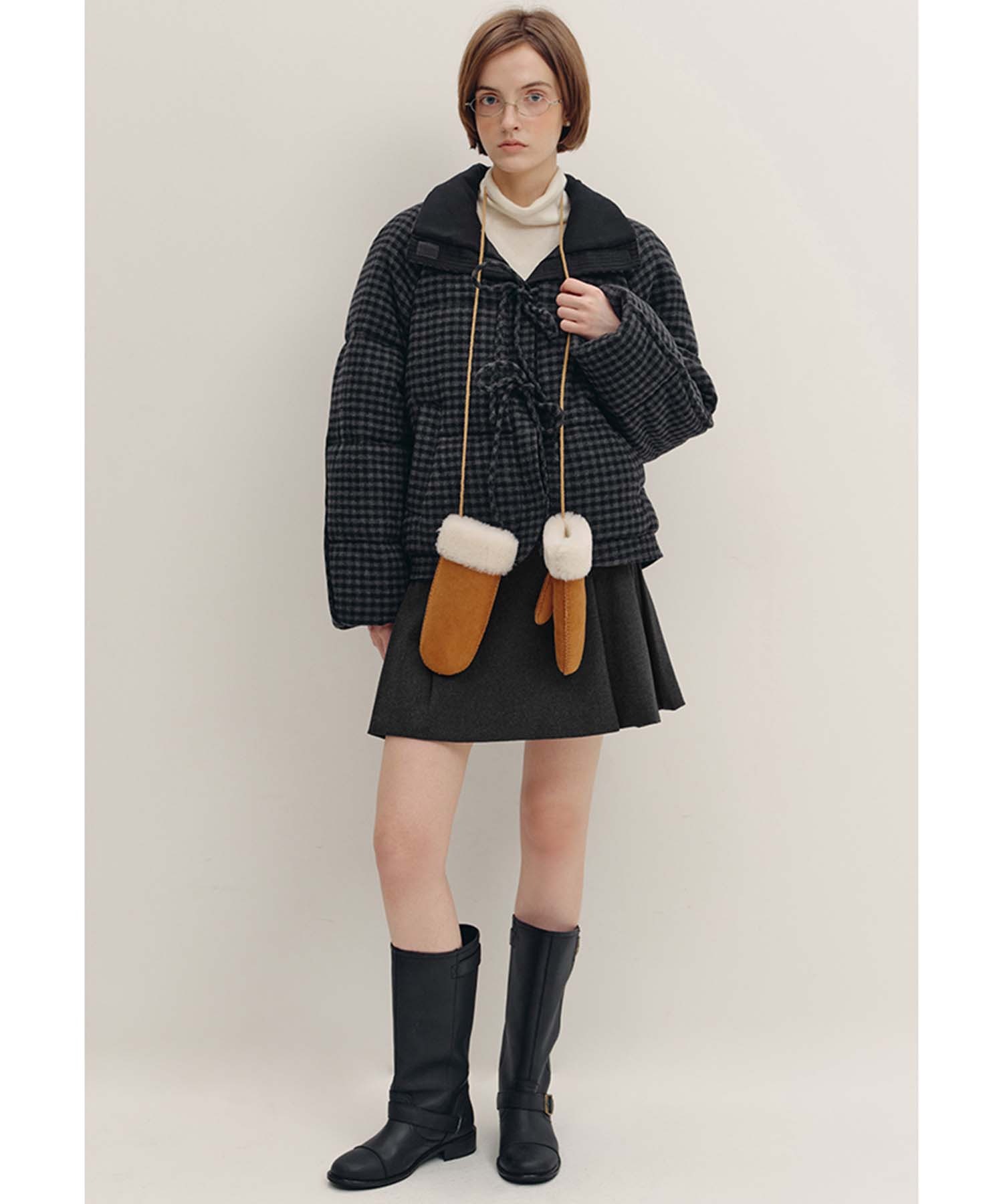 美品 マークアンドロナ 近年 セットアップ ジャケット スカート 柄