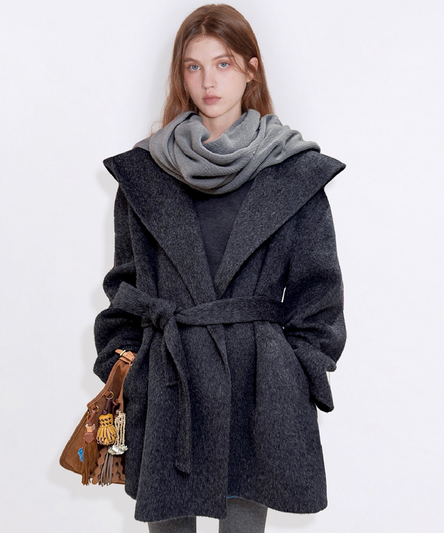 ショールカラー ガウンコート FD25W223【Fano Studios】【2025AW