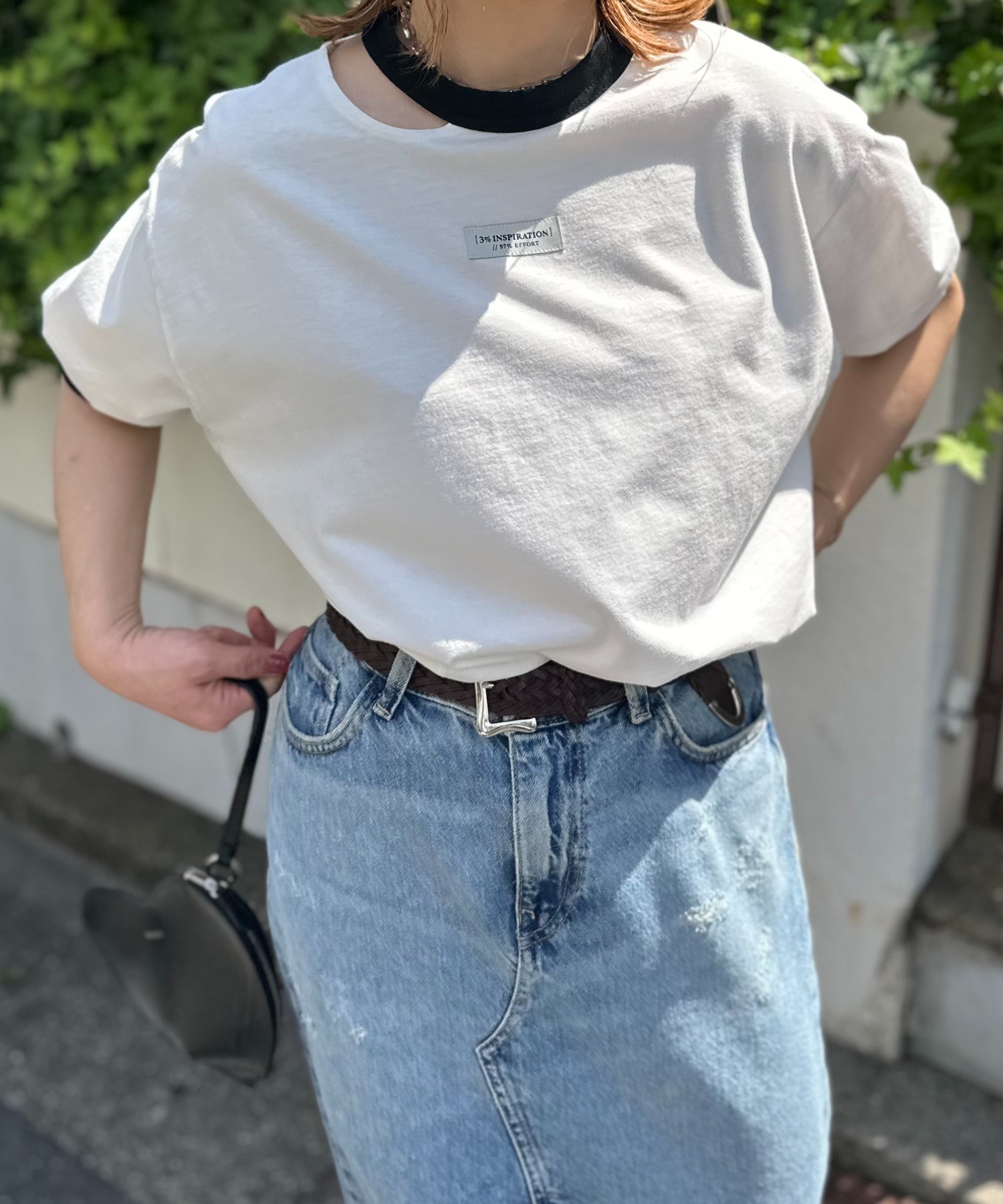 ホワイト×ブラック
model:154cm 着用サイズ:FREE