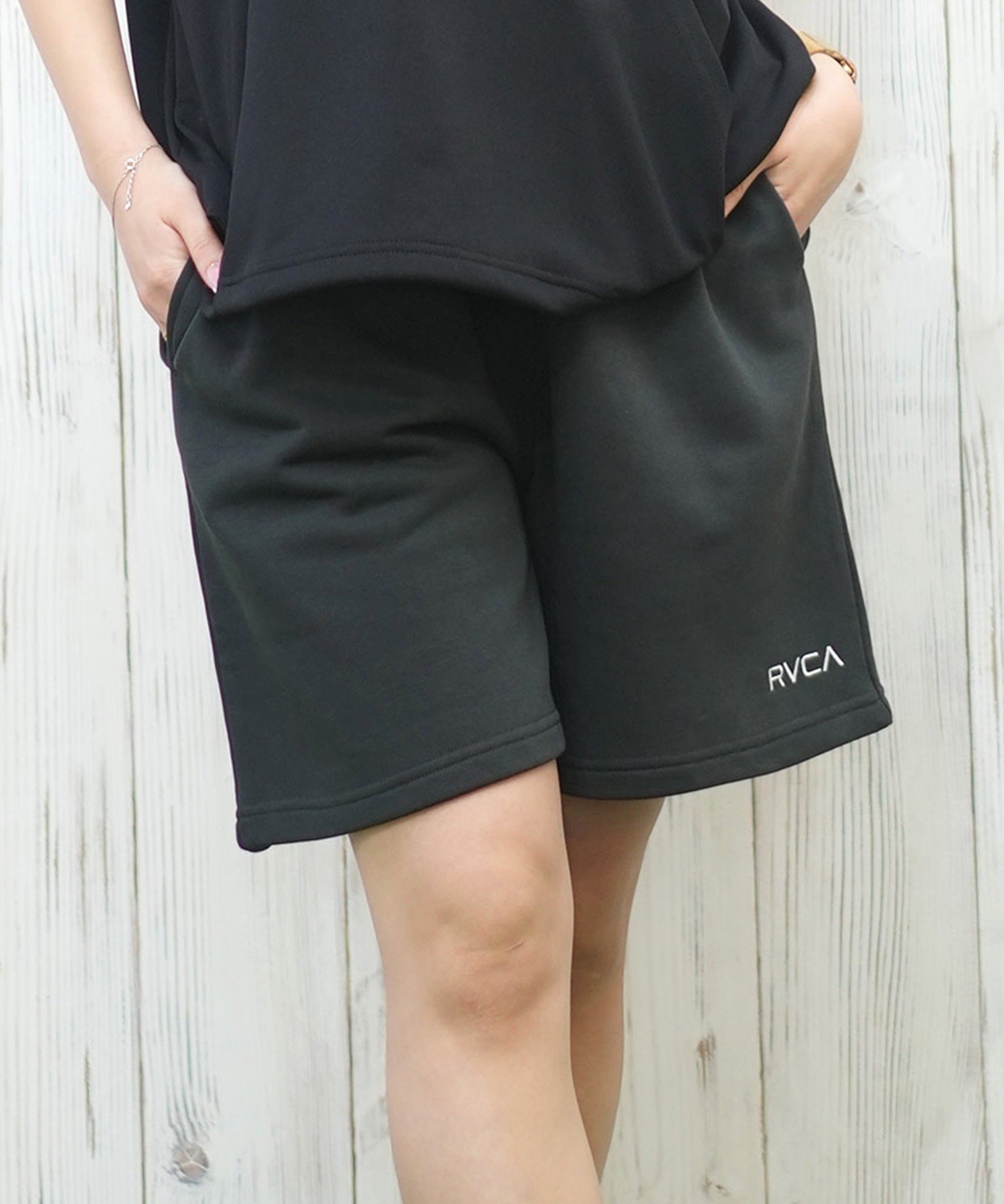 RVCA/ルーカ スウェットショートパンツ BF043-551