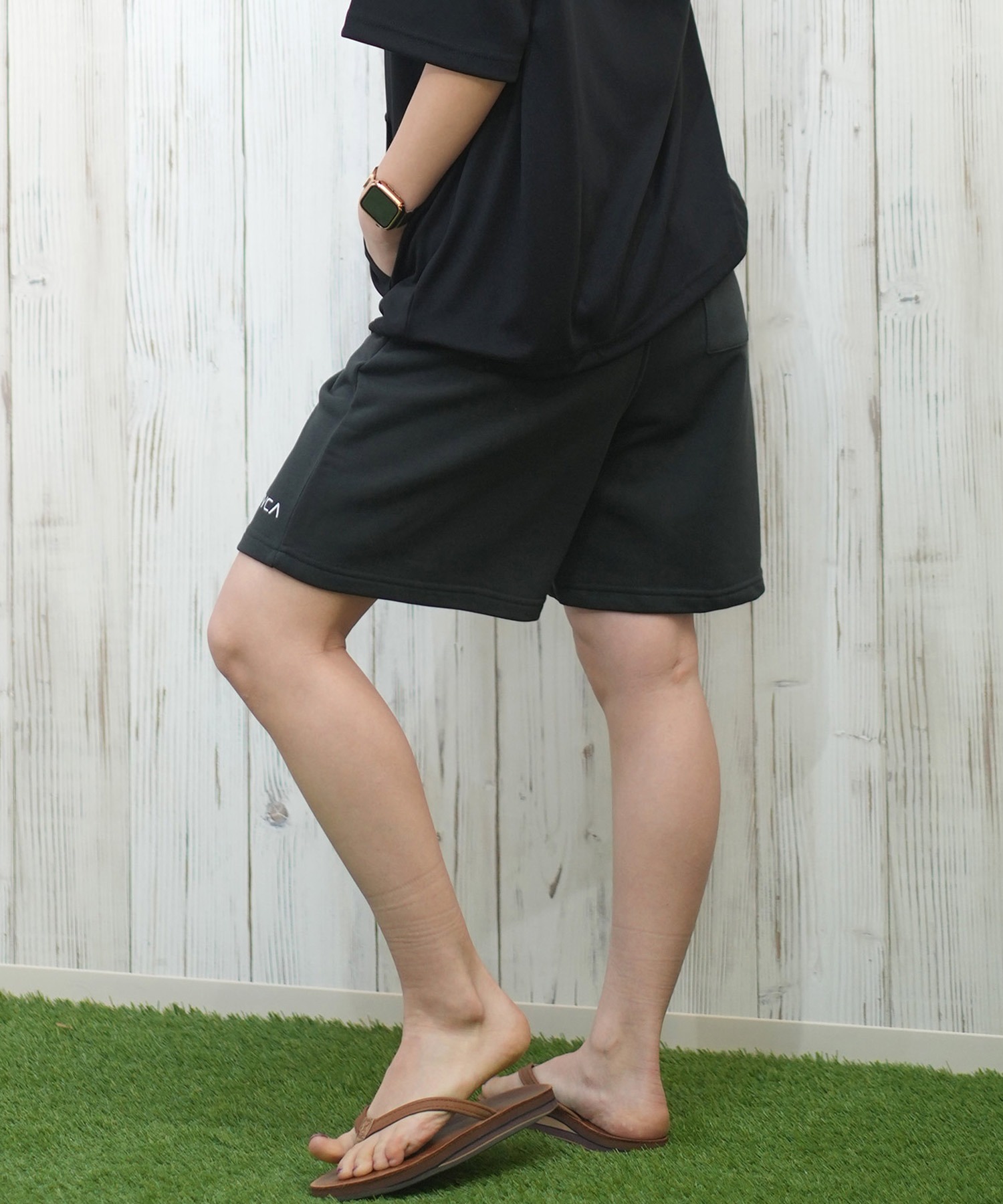 RVCA/ルーカ スウェットショートパンツ BF043-551