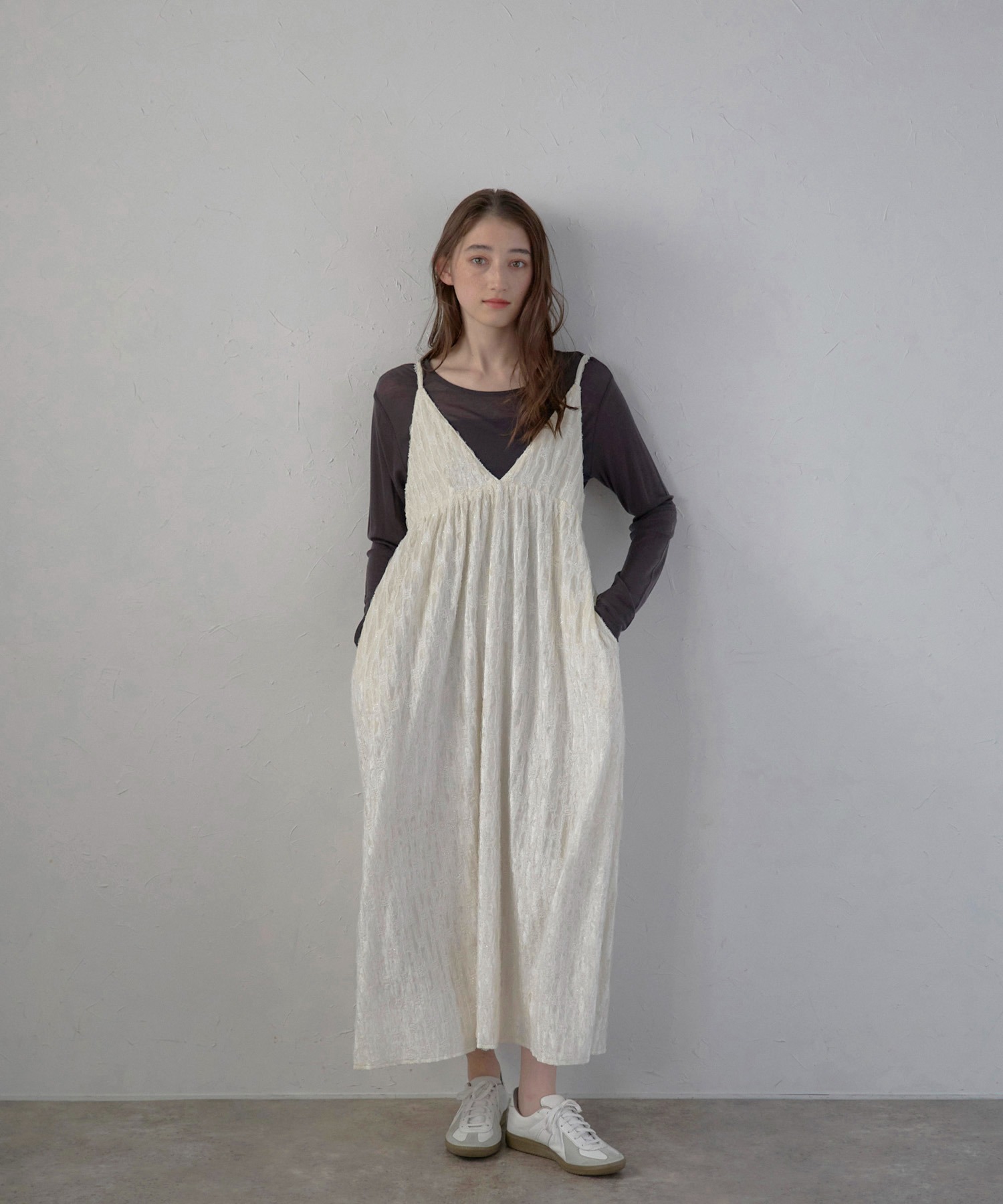 model：H164 着用サイズ：FREE