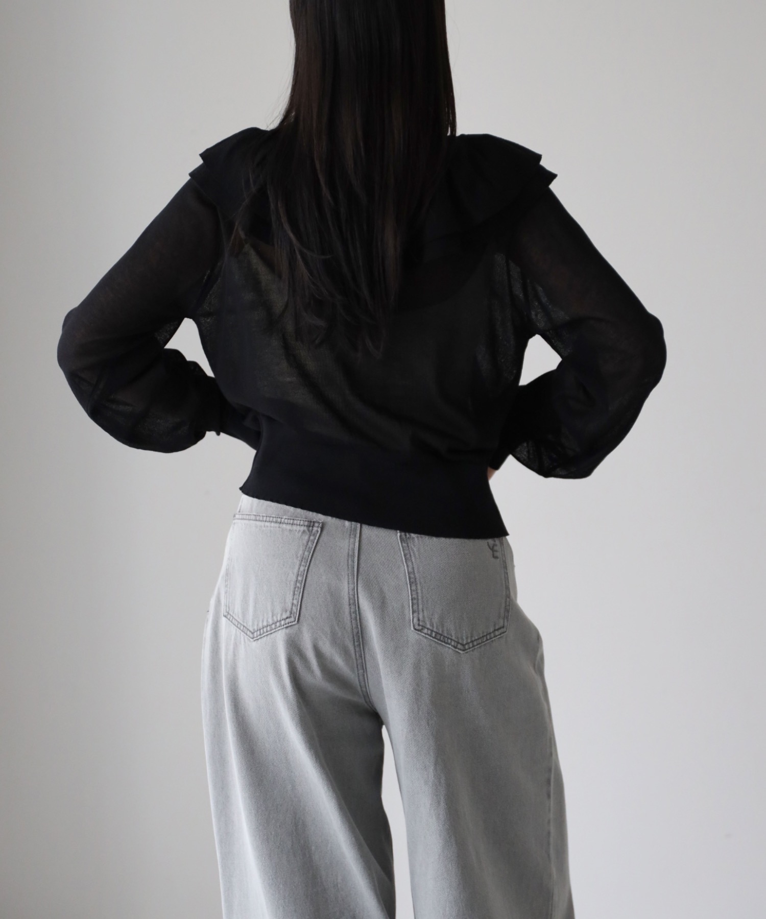 model：164cm. 着用サイズ：FREE