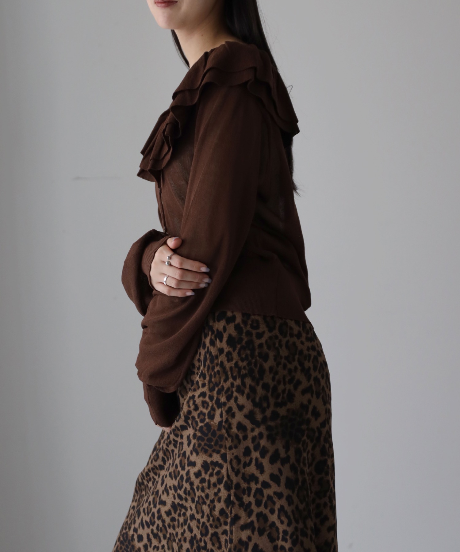model：164cm. 着用サイズ：FREE