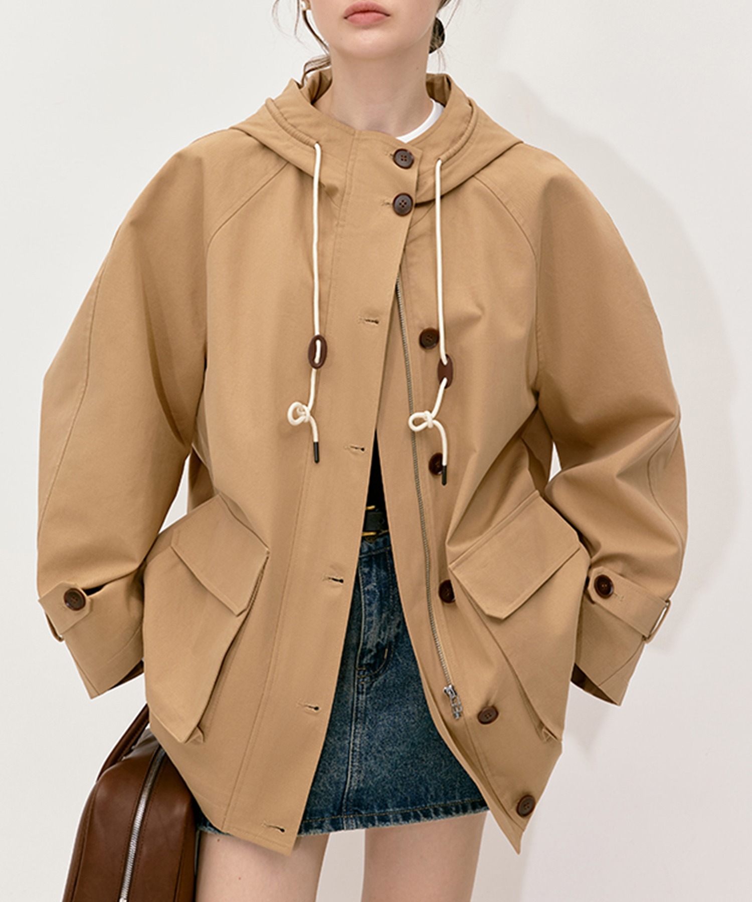 スタンドカラーフード ライトアウター FQ24W005【Fano Studios 