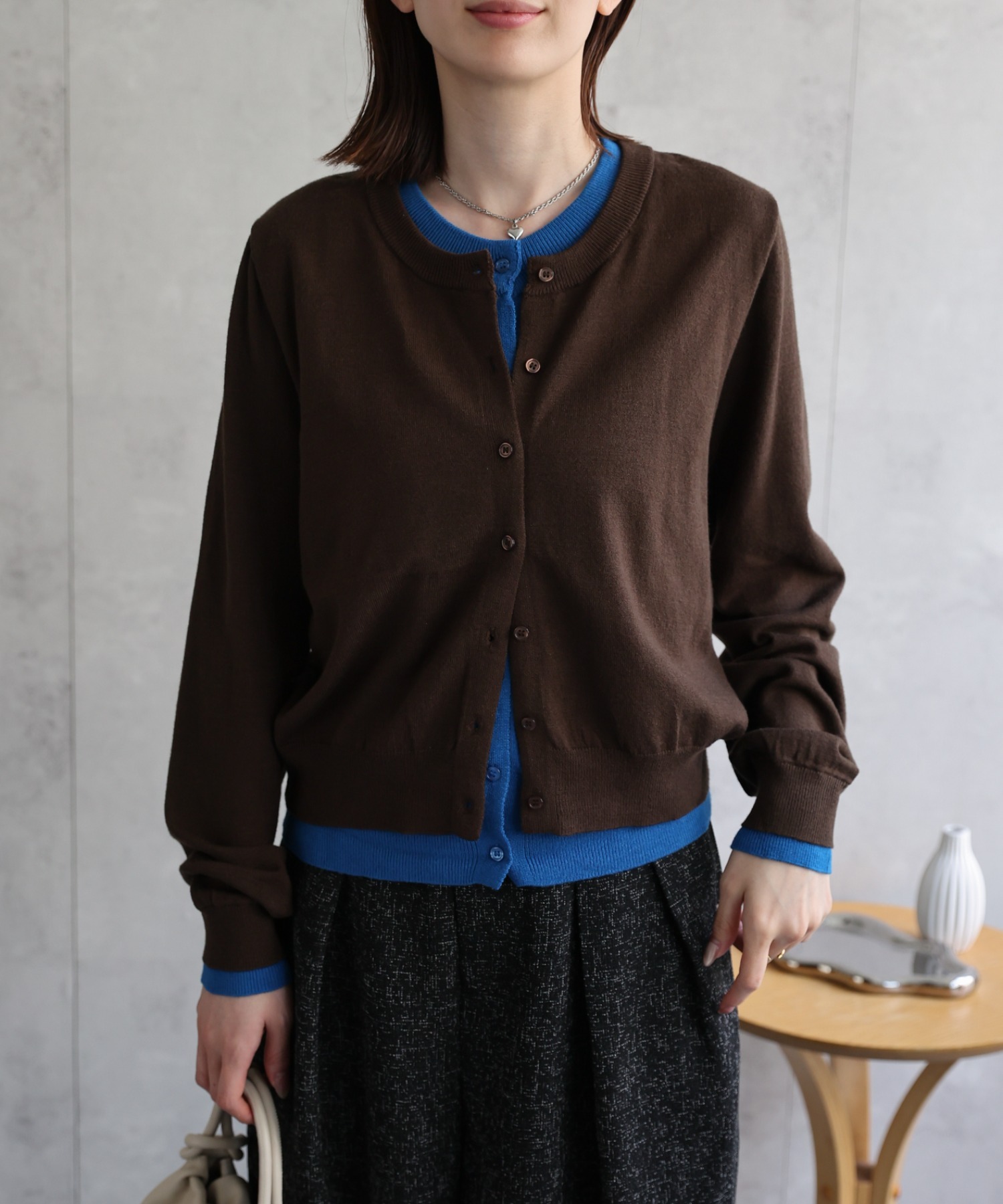model：162cm 着用サイズ：F