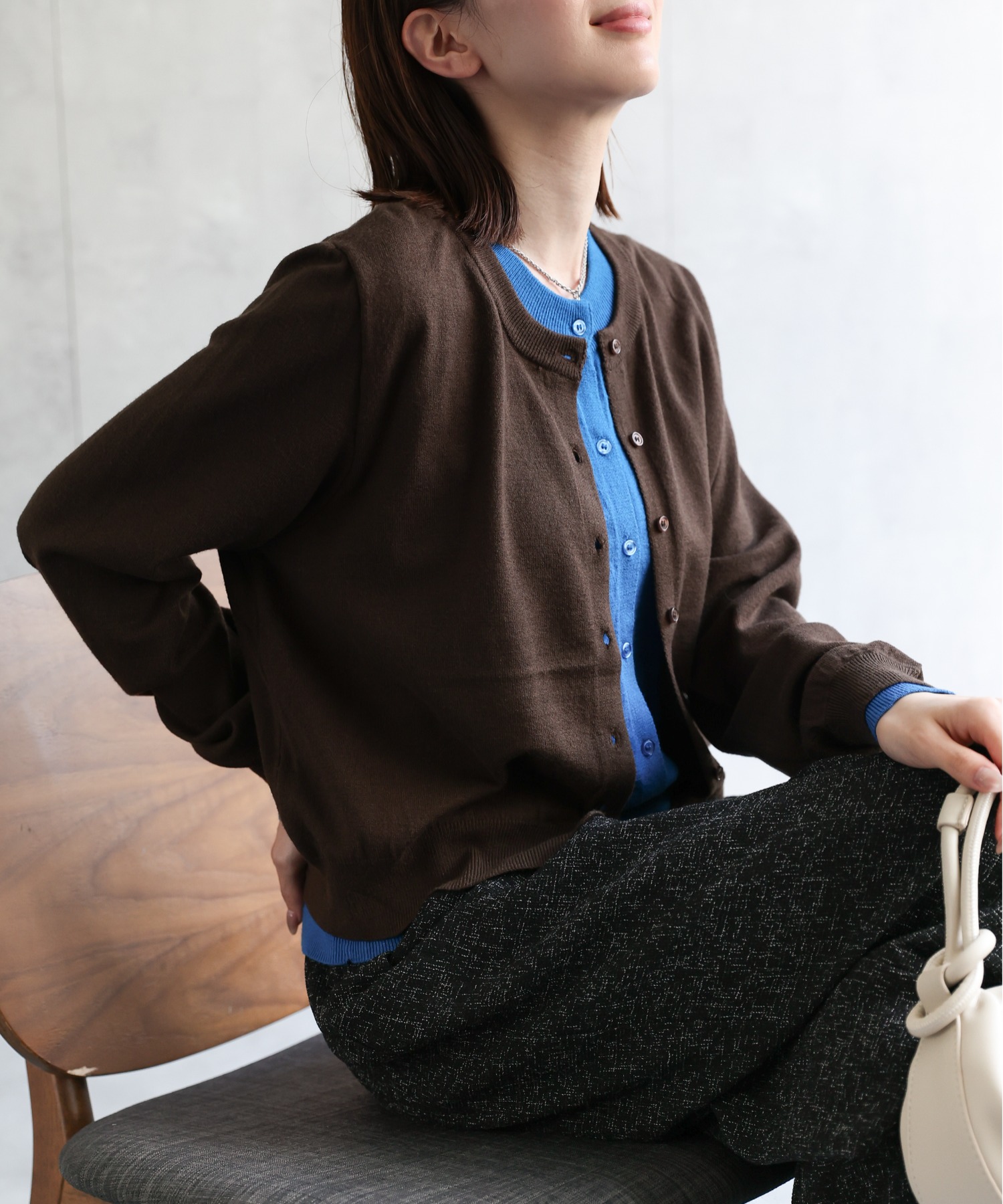 model：162cm 着用サイズ：F