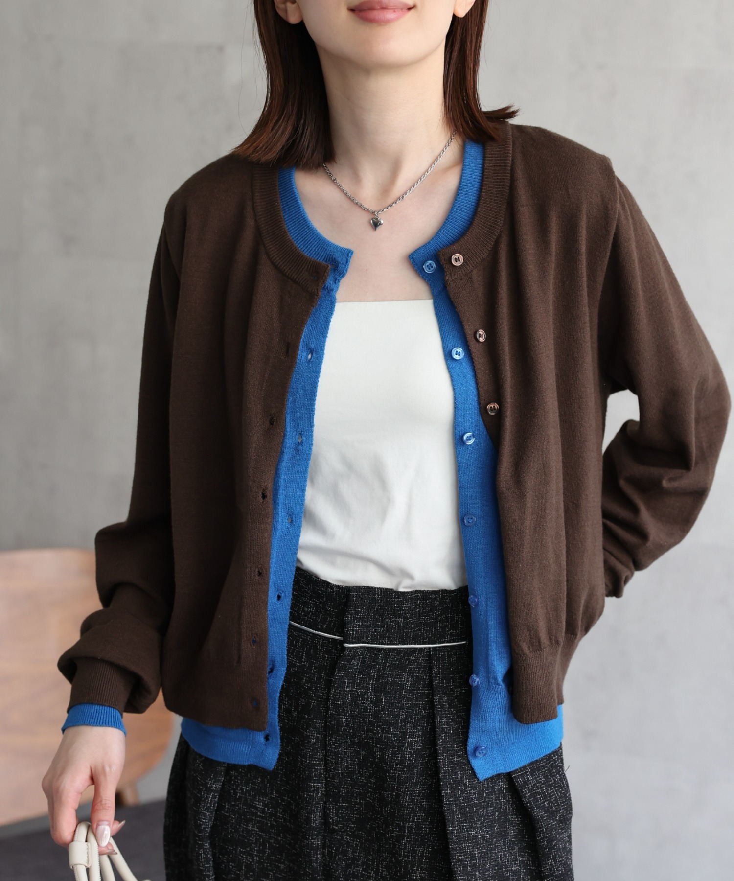 model：162cm 着用サイズ：F