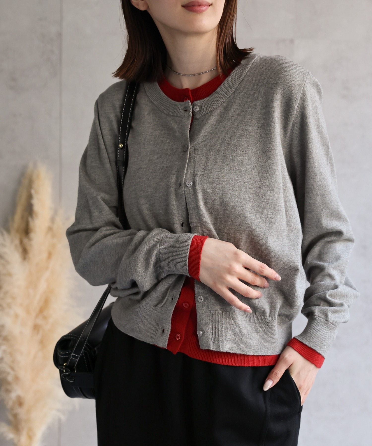 model：162cm 着用サイズ：F