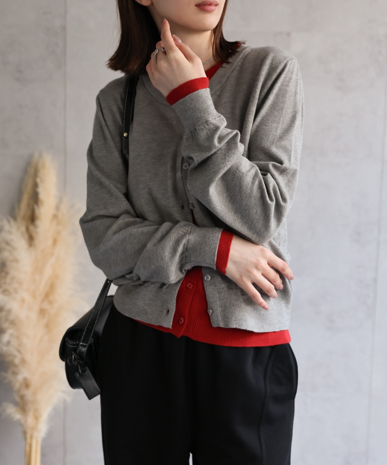 model：162cm 着用サイズ：F