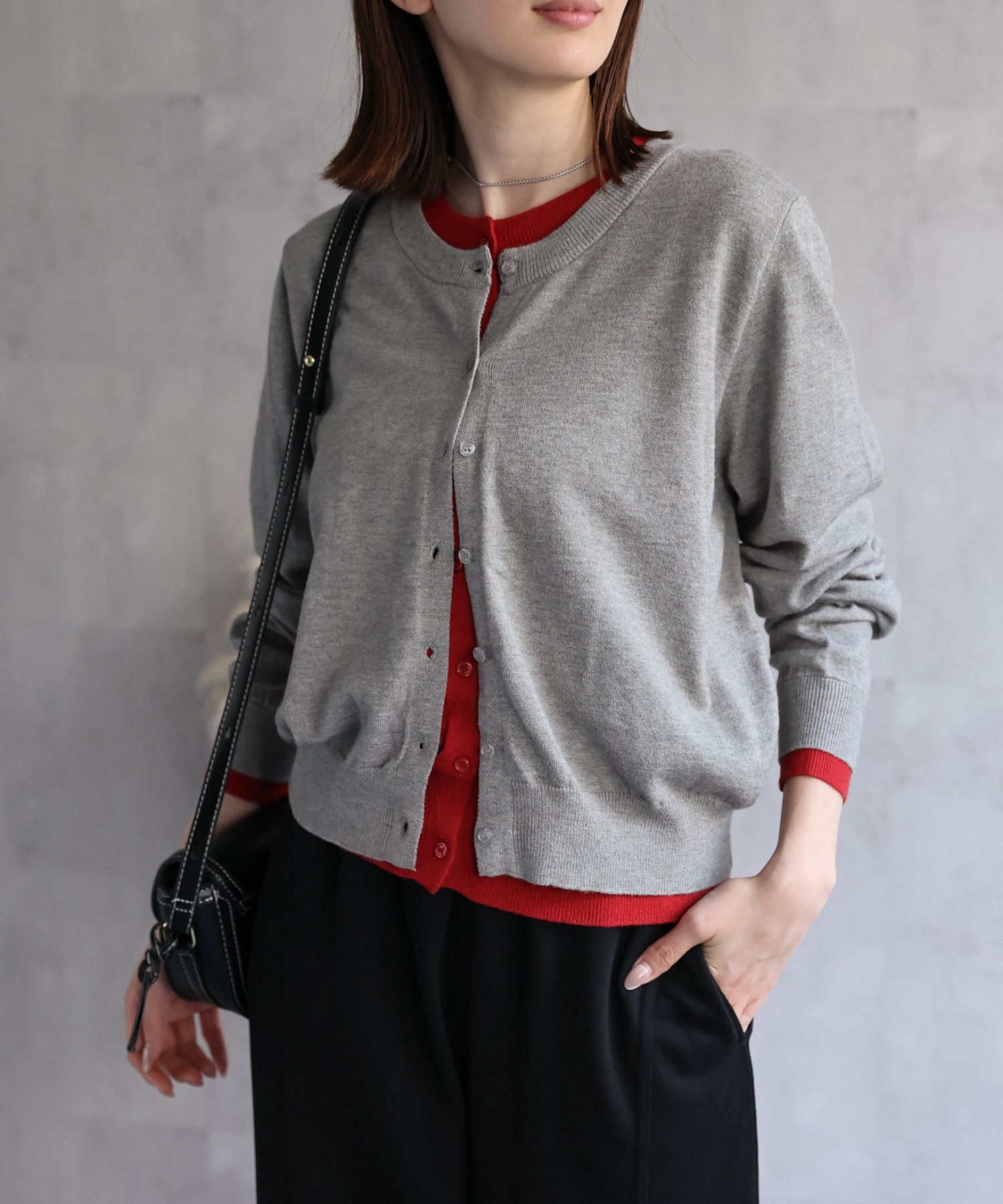 model：162cm 着用サイズ：F