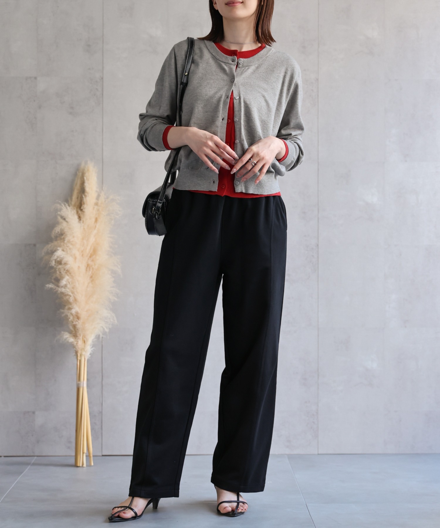 model：162cm 着用サイズ：F