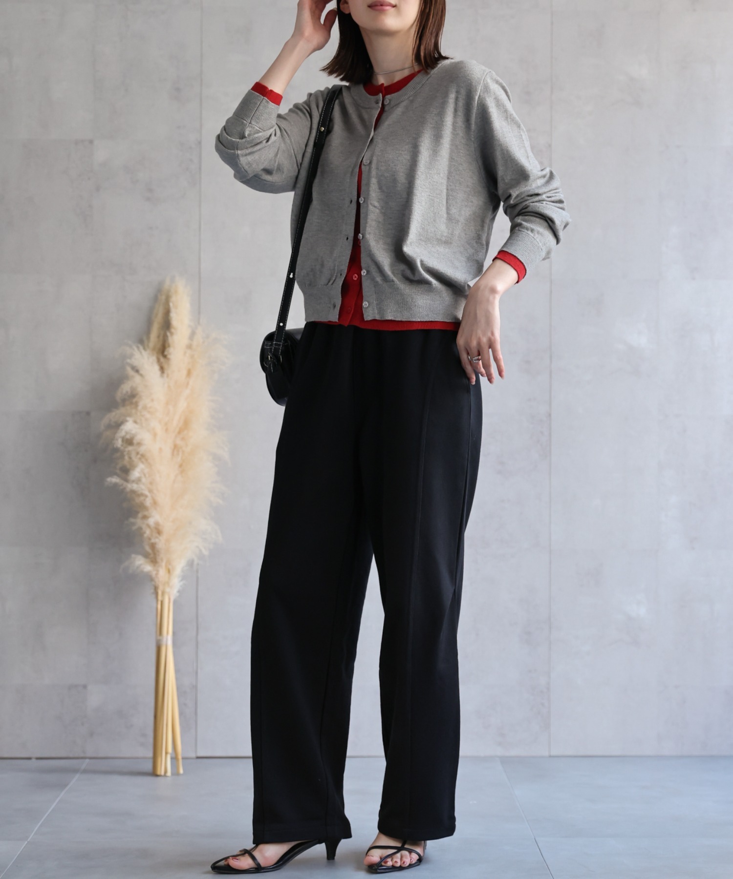 model：162cm 着用サイズ：F