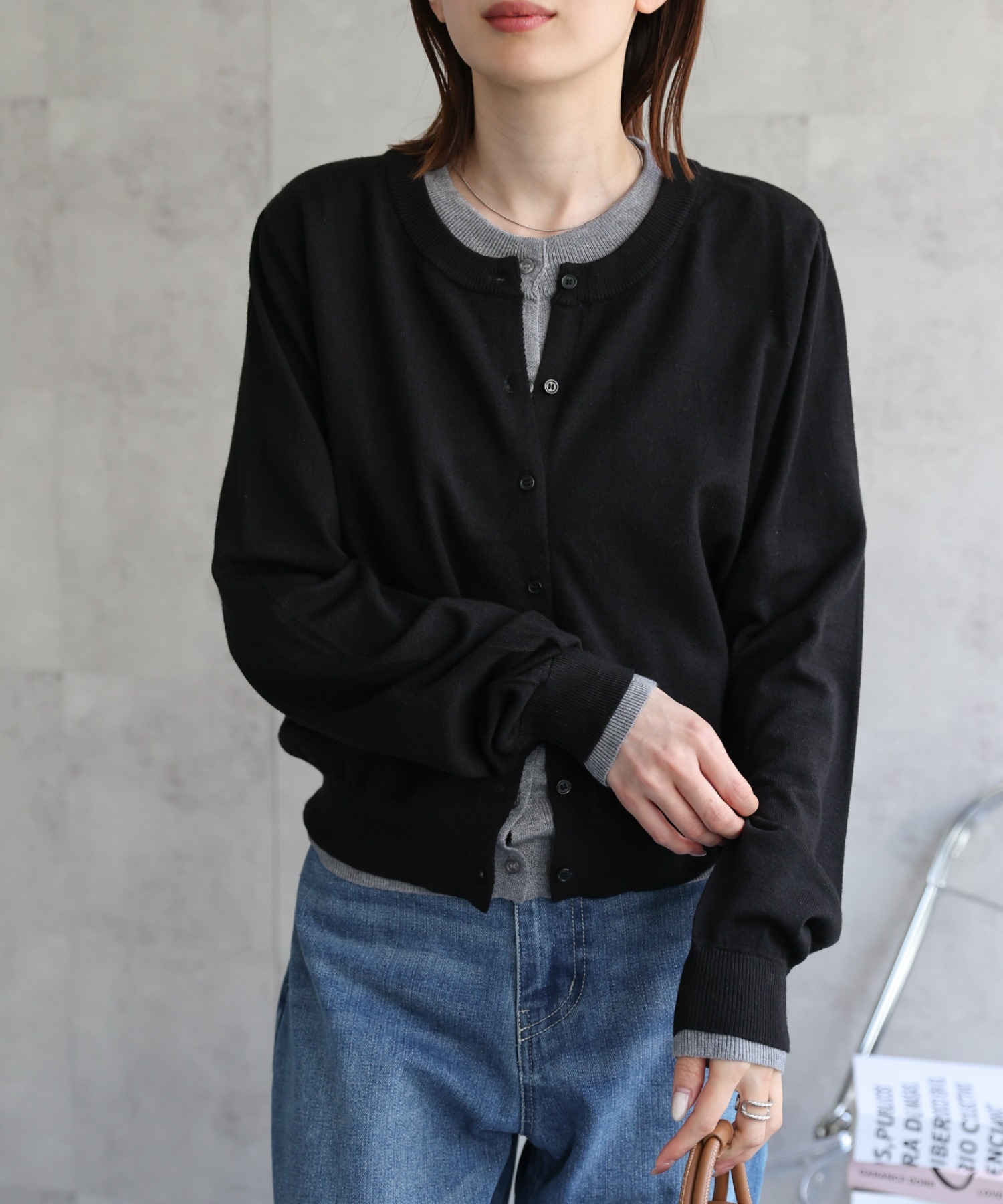 model：162cm 着用サイズ：F