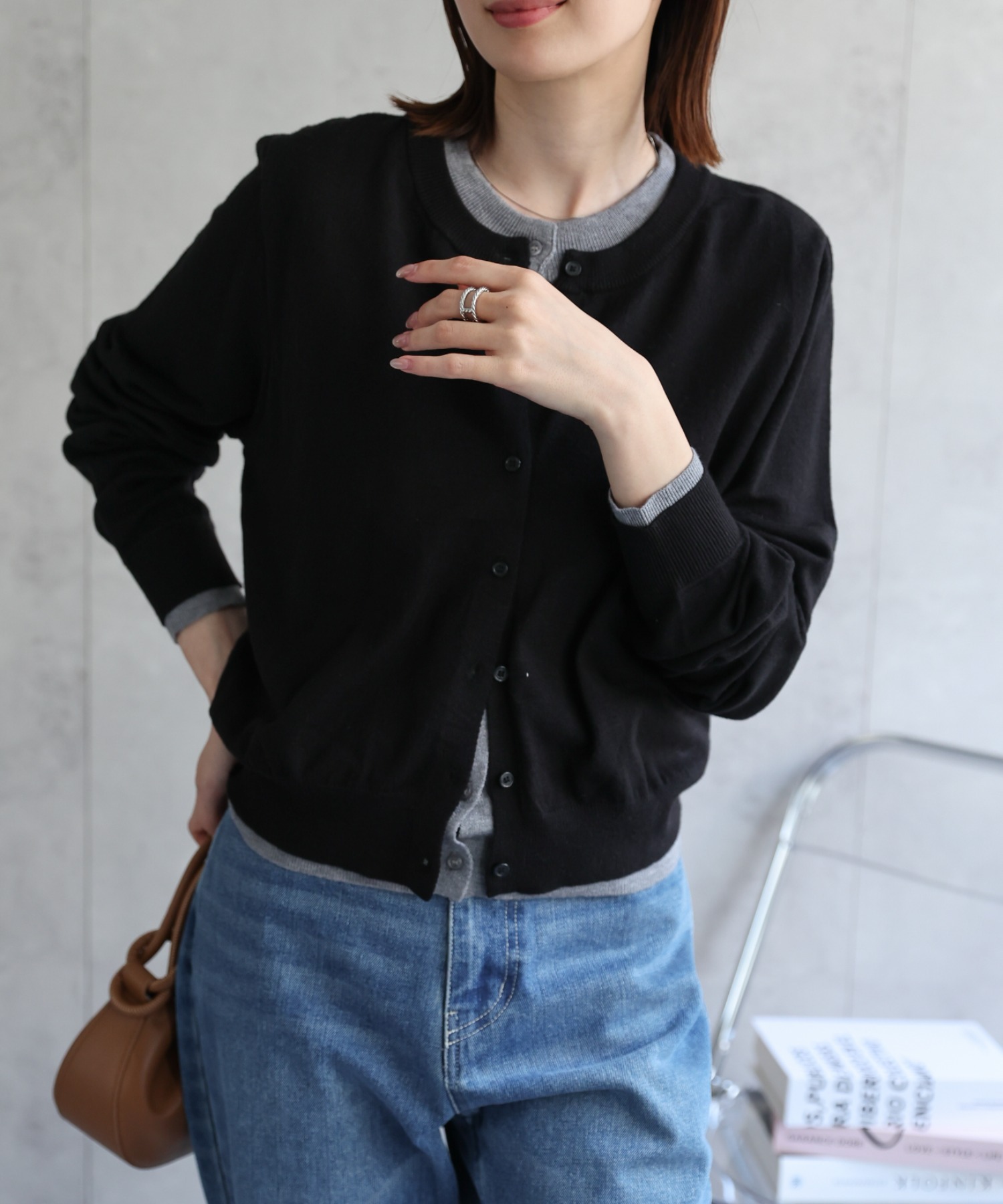 model：162cm 着用サイズ：F