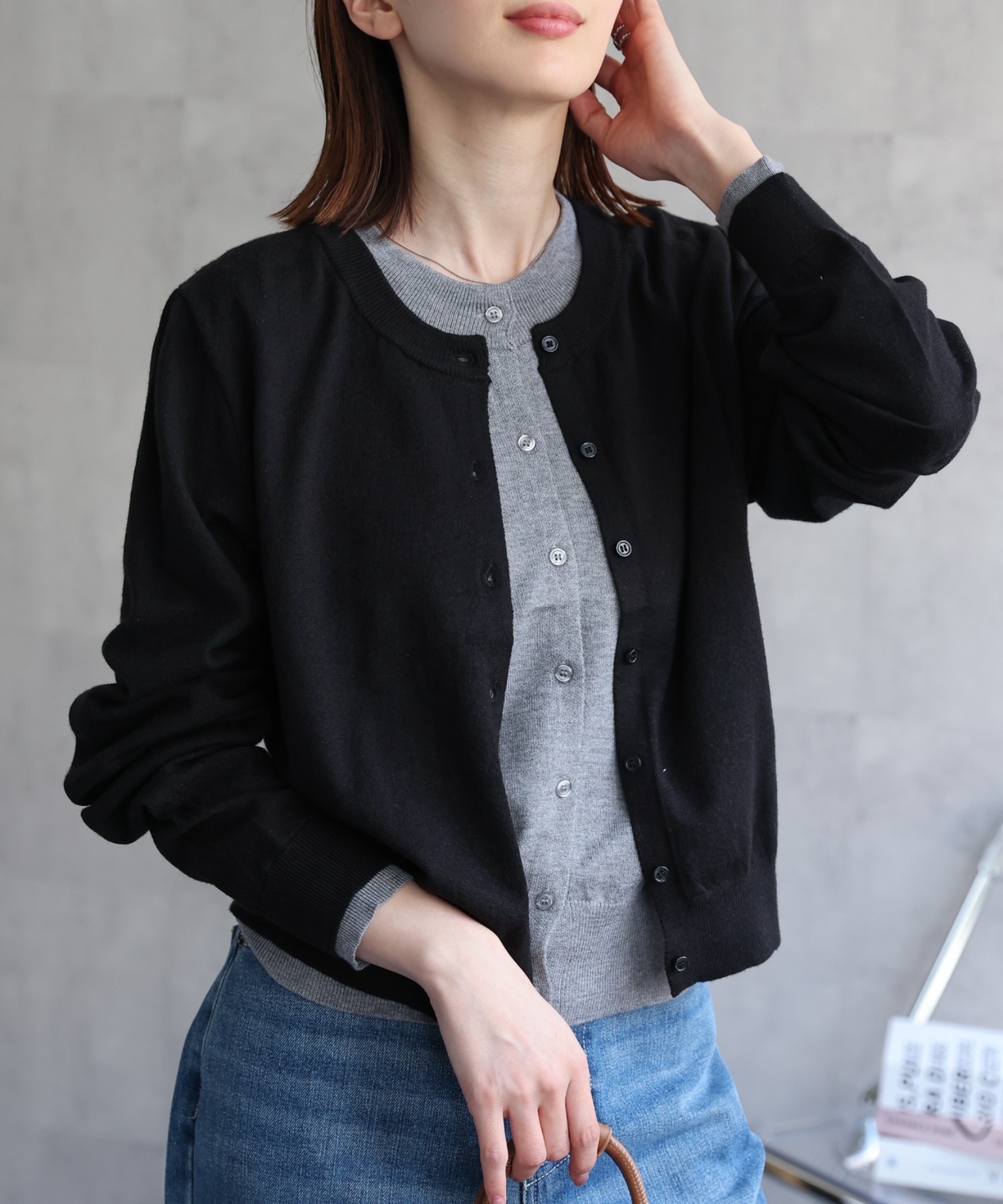 model：162cm 着用サイズ：F