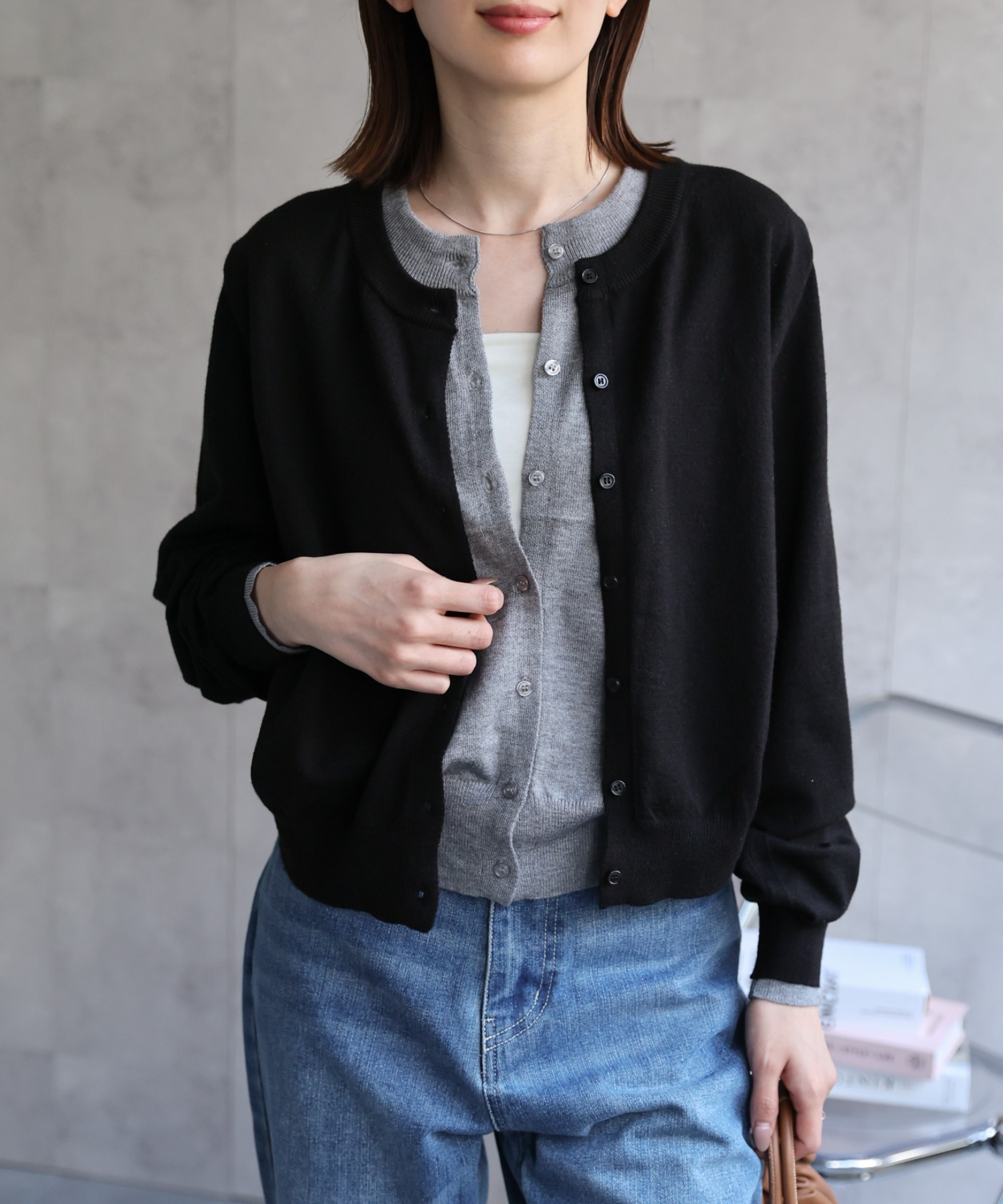 model：162cm 着用サイズ：F