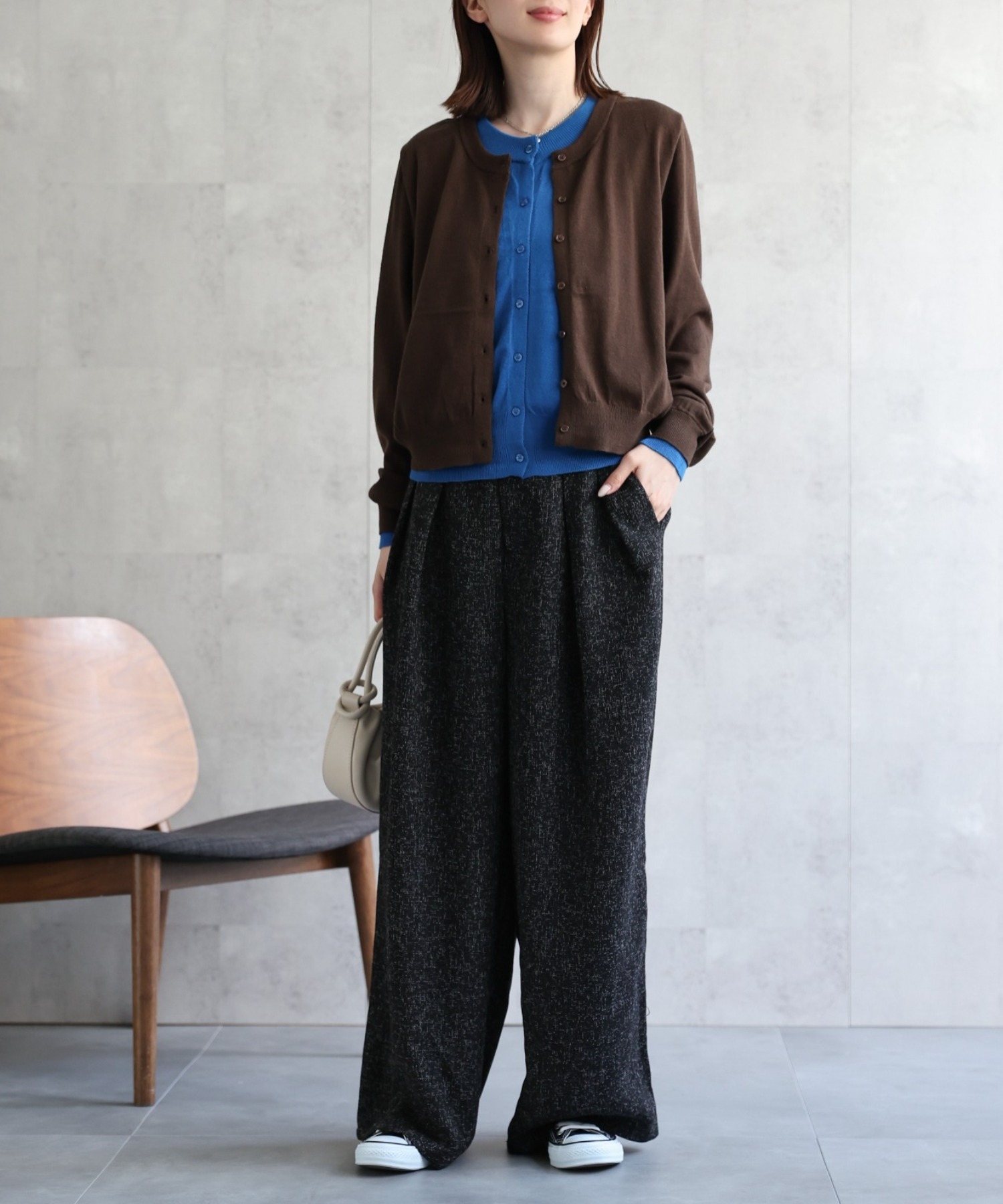 model：162cm 着用サイズ：F