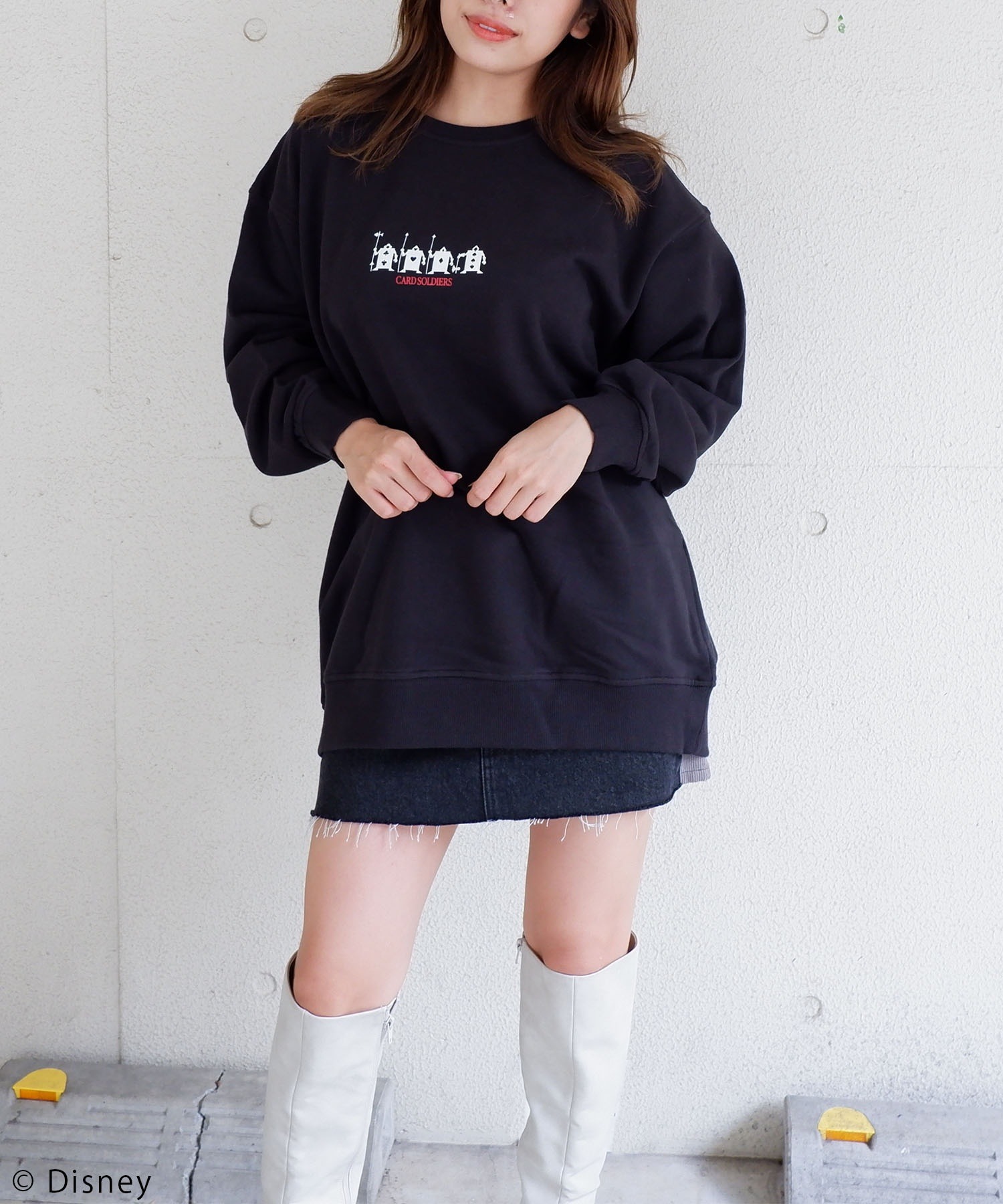 ｄｉｓｎｅｙ ディズニー ふしぎの国のアリス トランプ兵 裏毛プルオーバー 4geeks By Spiralgirl Spiralgirl スパイラルガール公式通販