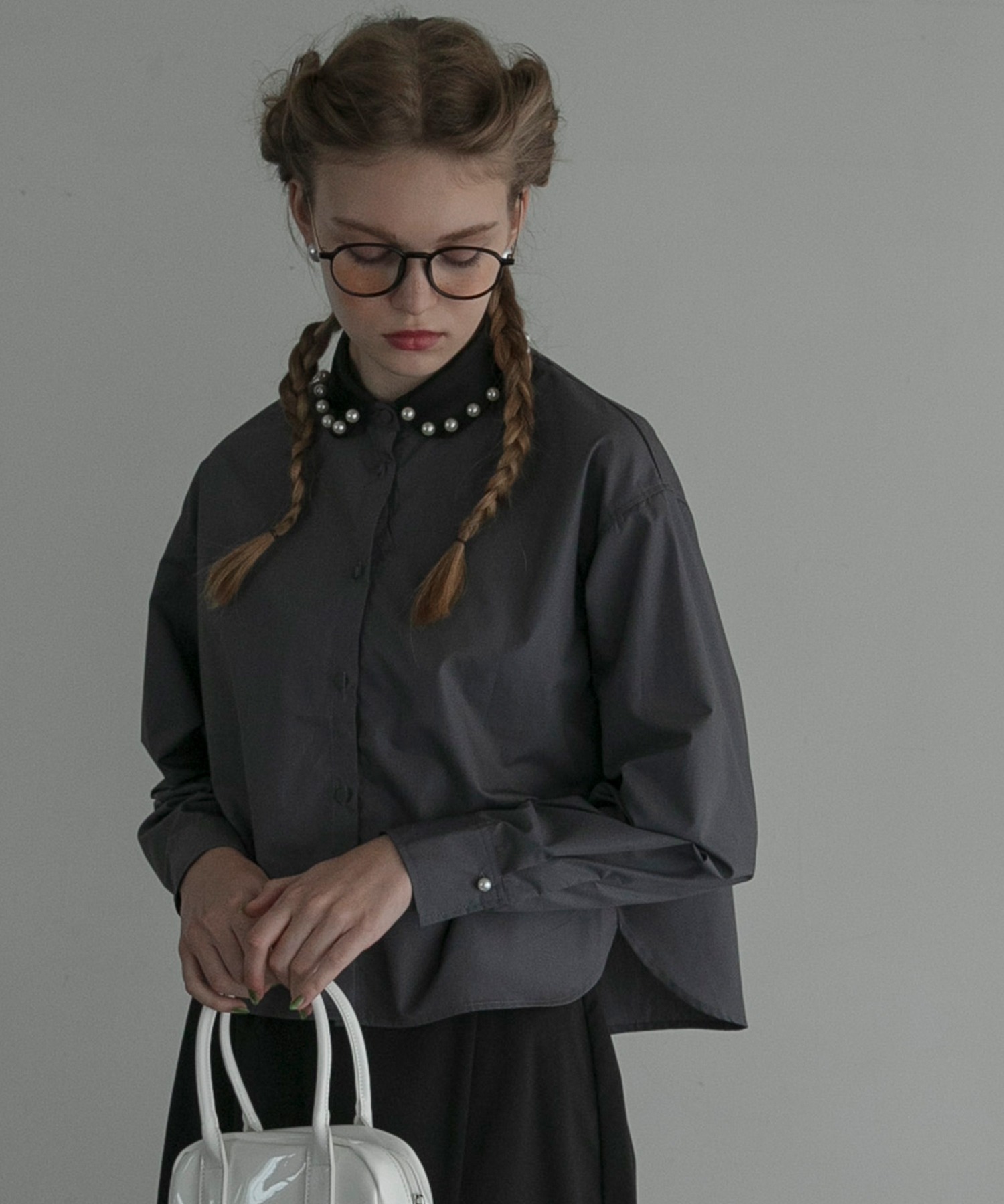 BONLECILL noir 2‑way дизайн креативный кардиган‑блауз