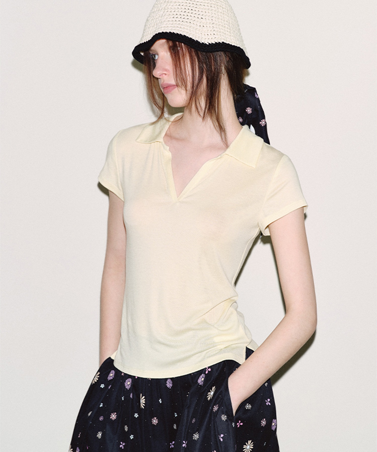 SUPER YAYA SS24 Sofiaリボントップス S 36 SUPER YAYA SS24 Sofia Bustierリボントップス SUPER YAYA SS24 Sofia