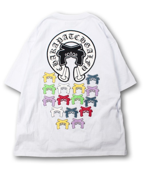 tシャツ A'GEM/9 × .kom 「GALFY/ガルフィー」チャカパッチTシャツ(2) レディース メンズ A'GEM/9 × .kom 『GALFY/ガルフィー』チャカパッチTシャツ②