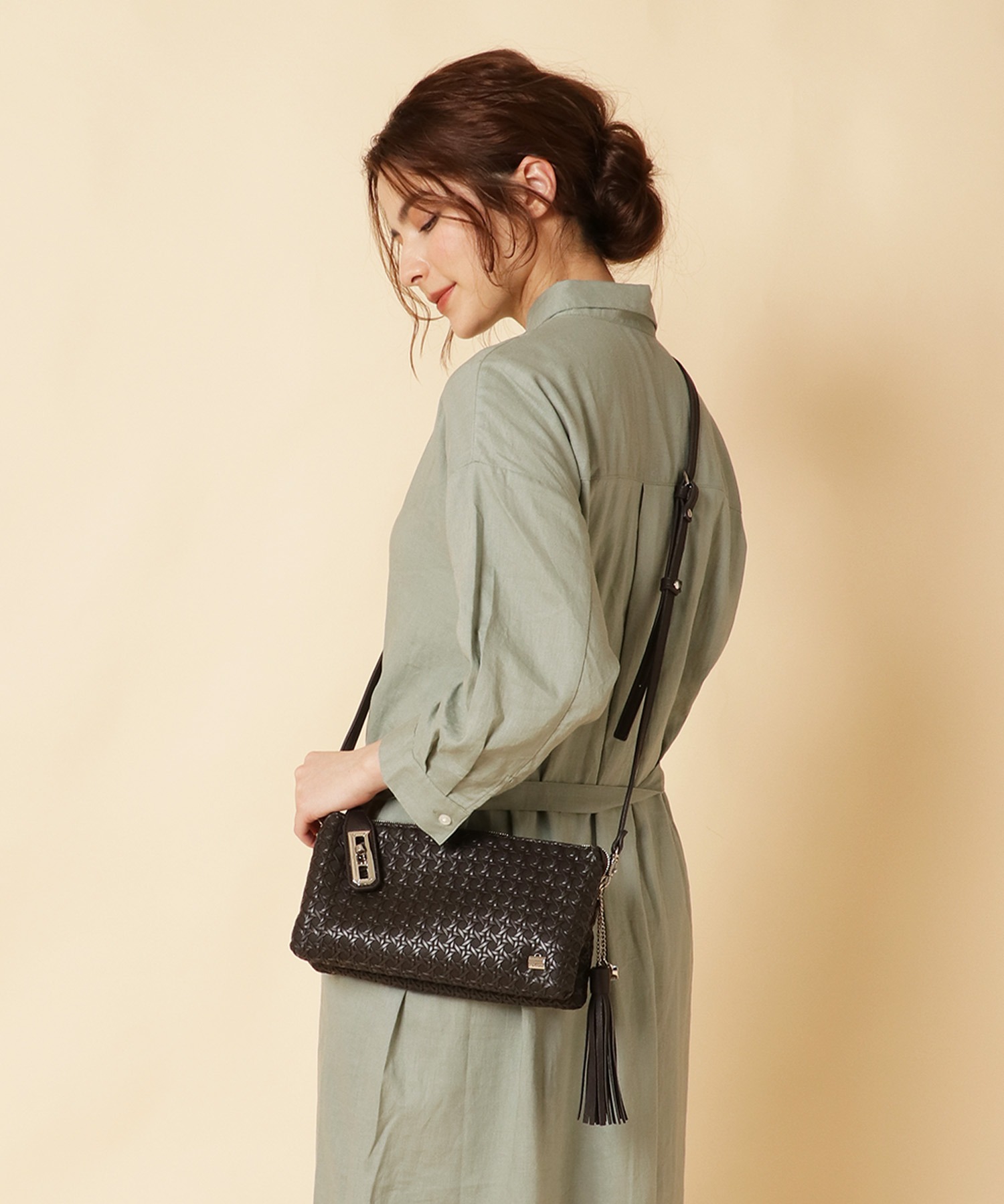 までの フレンチファブリック クロスメッシュお財布ショルダーバッグ ショルダーバッグ La Bagagerie ラバガジェリー のファッション通販 Safeco げました Bookland Ge