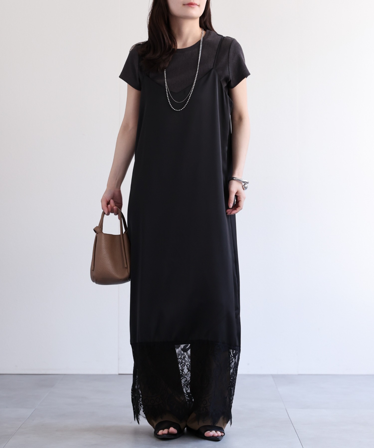 model：156cm 着用サイズ：FREE