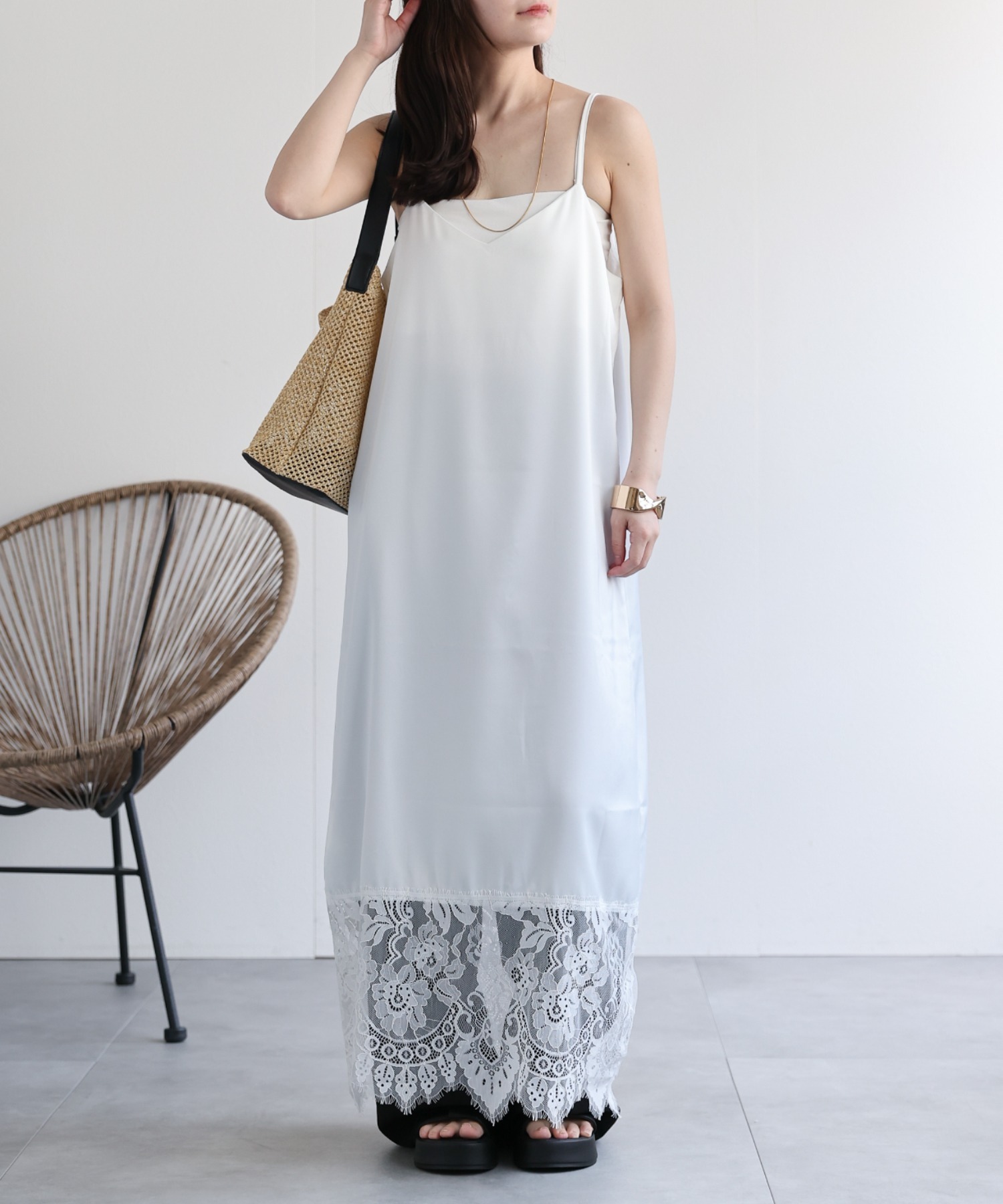 model：156cm 着用サイズ：FREE