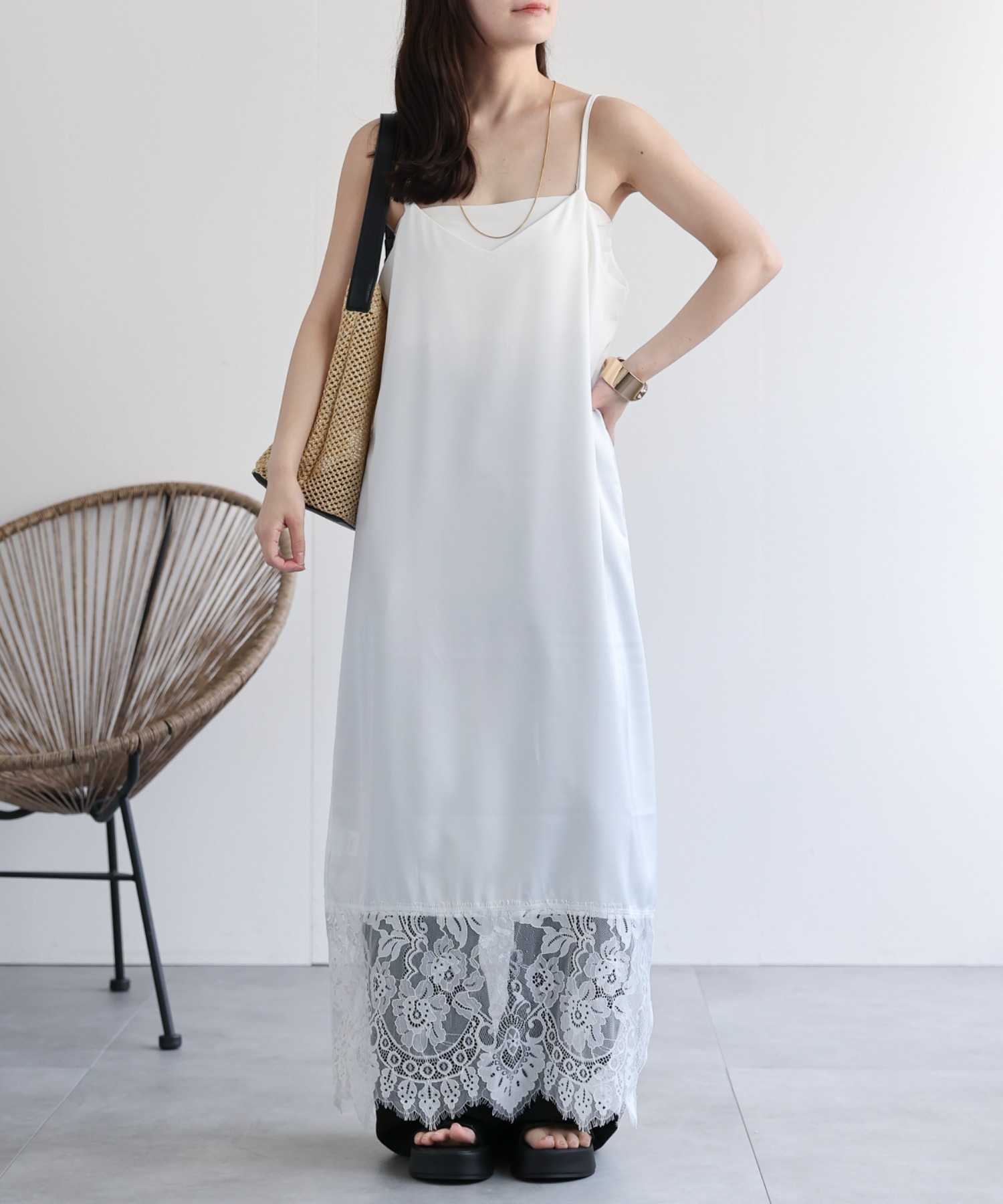 model：156cm 着用サイズ：FREE