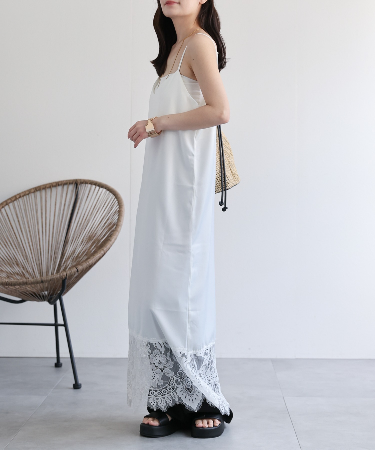 model：156cm 着用サイズ：FREE