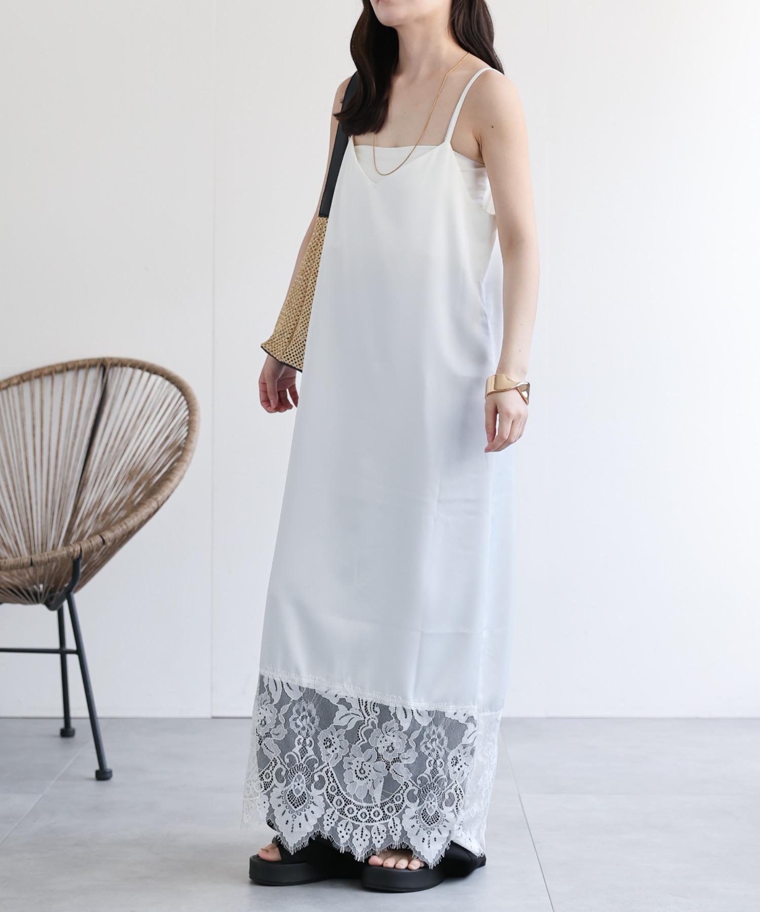 model：156cm 着用サイズ：FREE