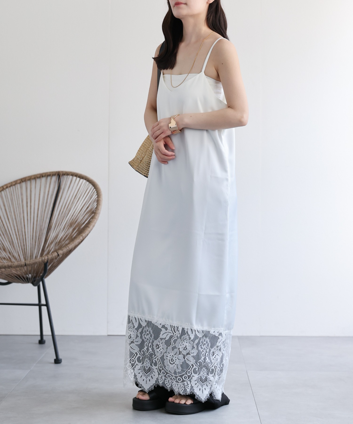 model：156cm 着用サイズ：FREE