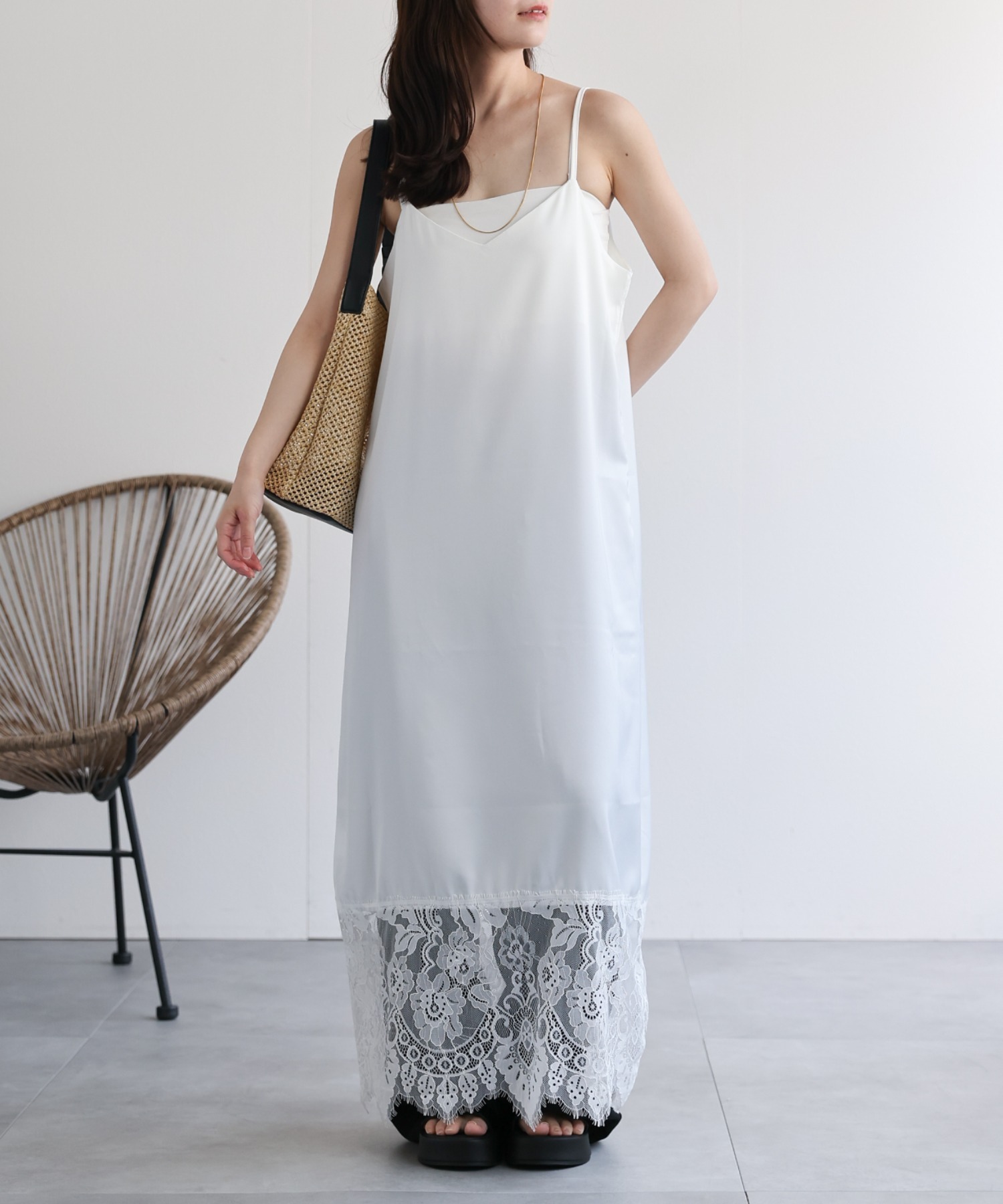 model：156cm 着用サイズ：FREE