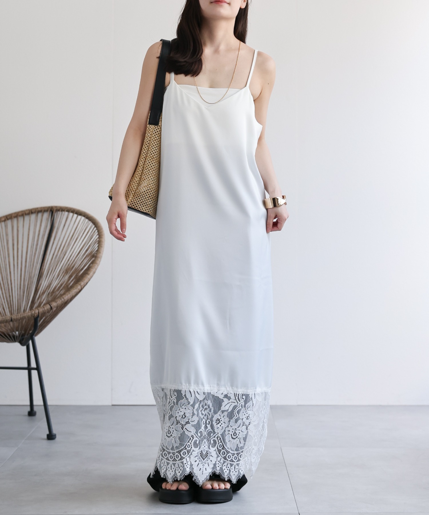 model：156cm 着用サイズ：FREE