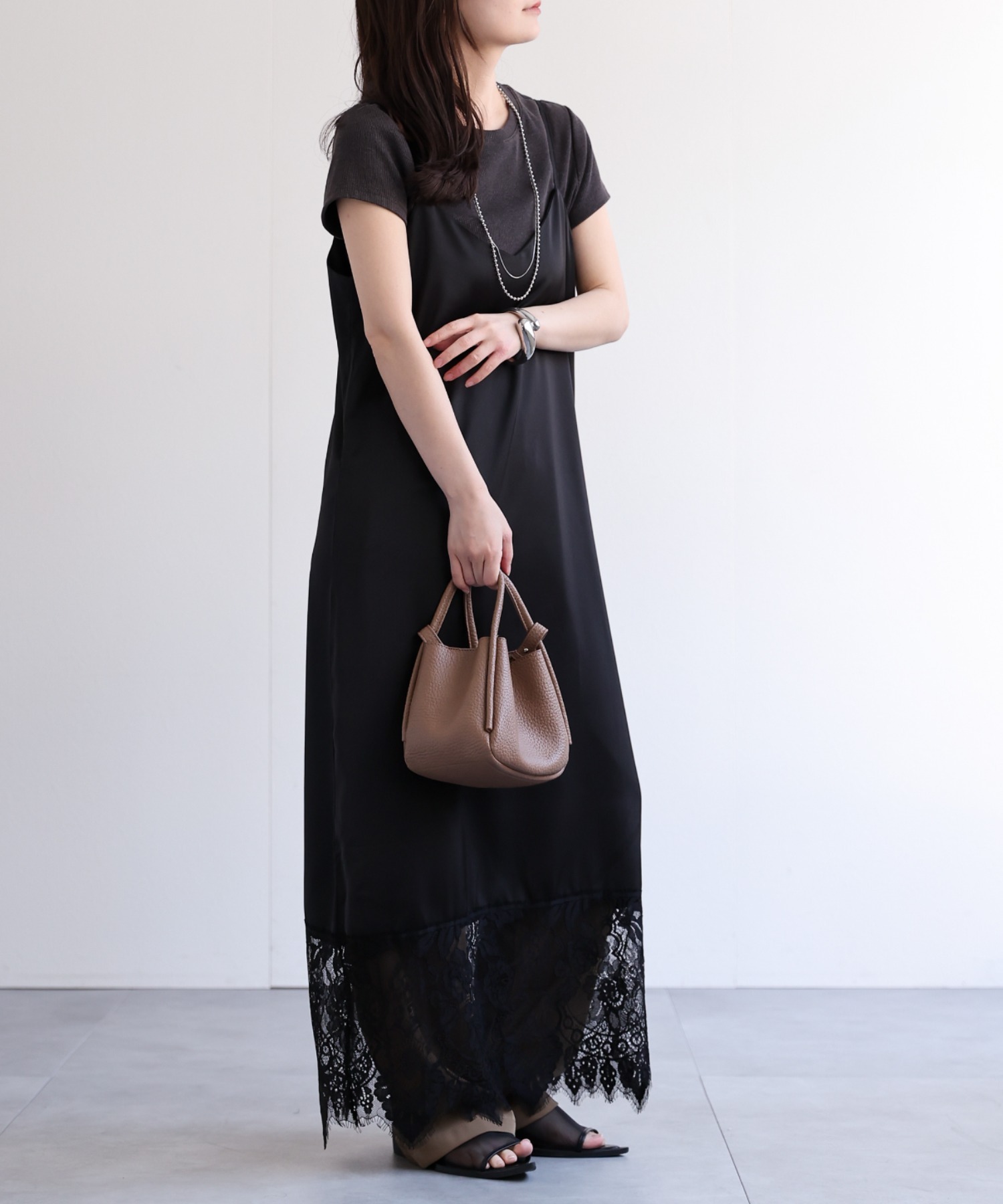 model：156cm 着用サイズ：FREE