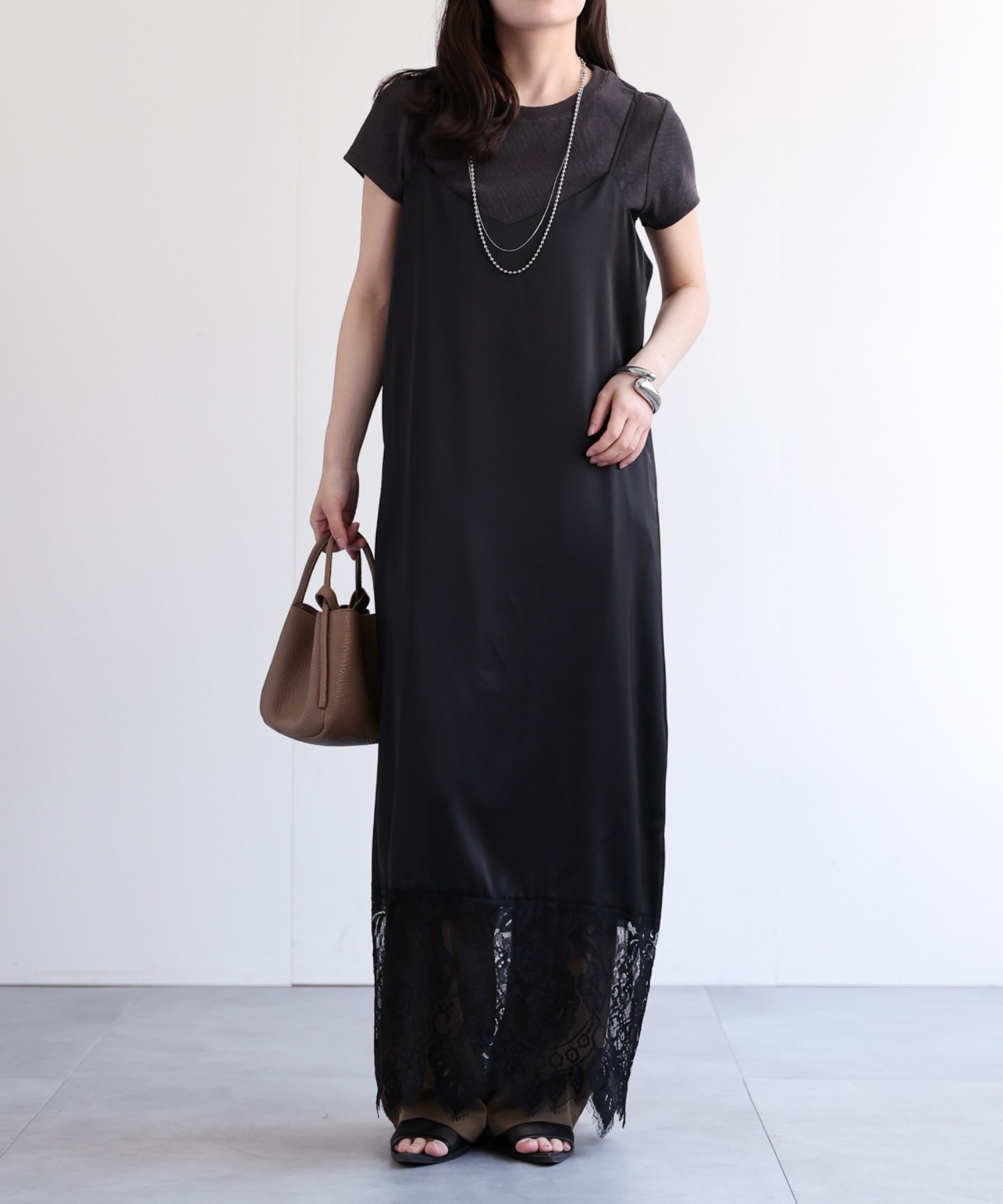 model：156cm 着用サイズ：FREE