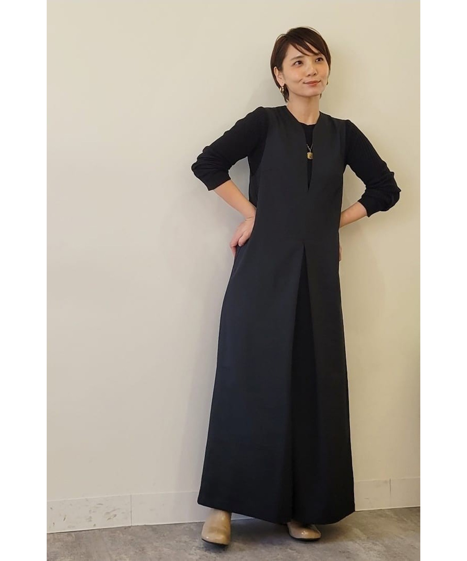 model：H160 着用サイズ：FREE