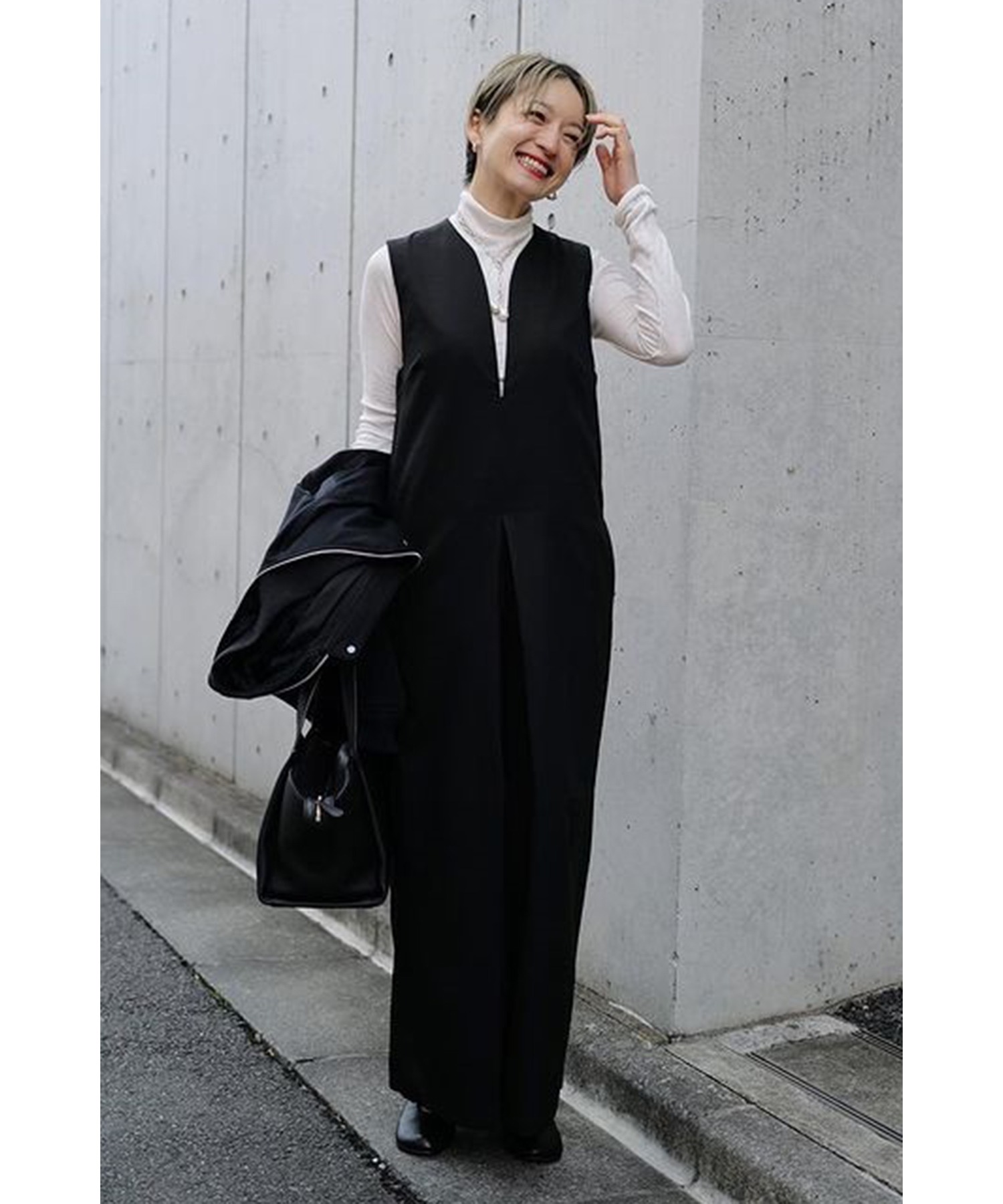 model：H158 着用サイズ：FREE