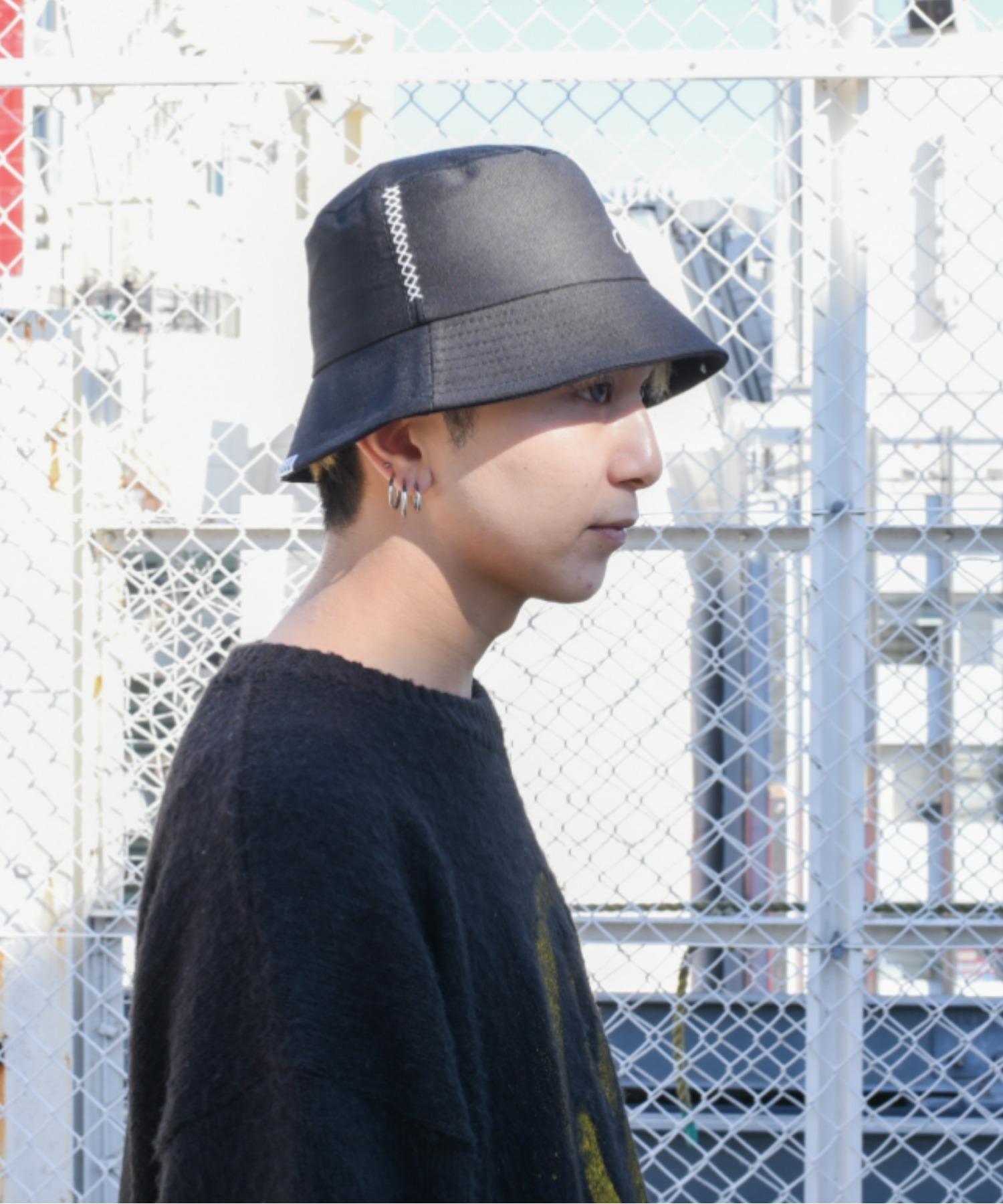A'GEM/9』ブランケットステッチ バケットハット A'GEM/9│A'GEM/9×.KOM