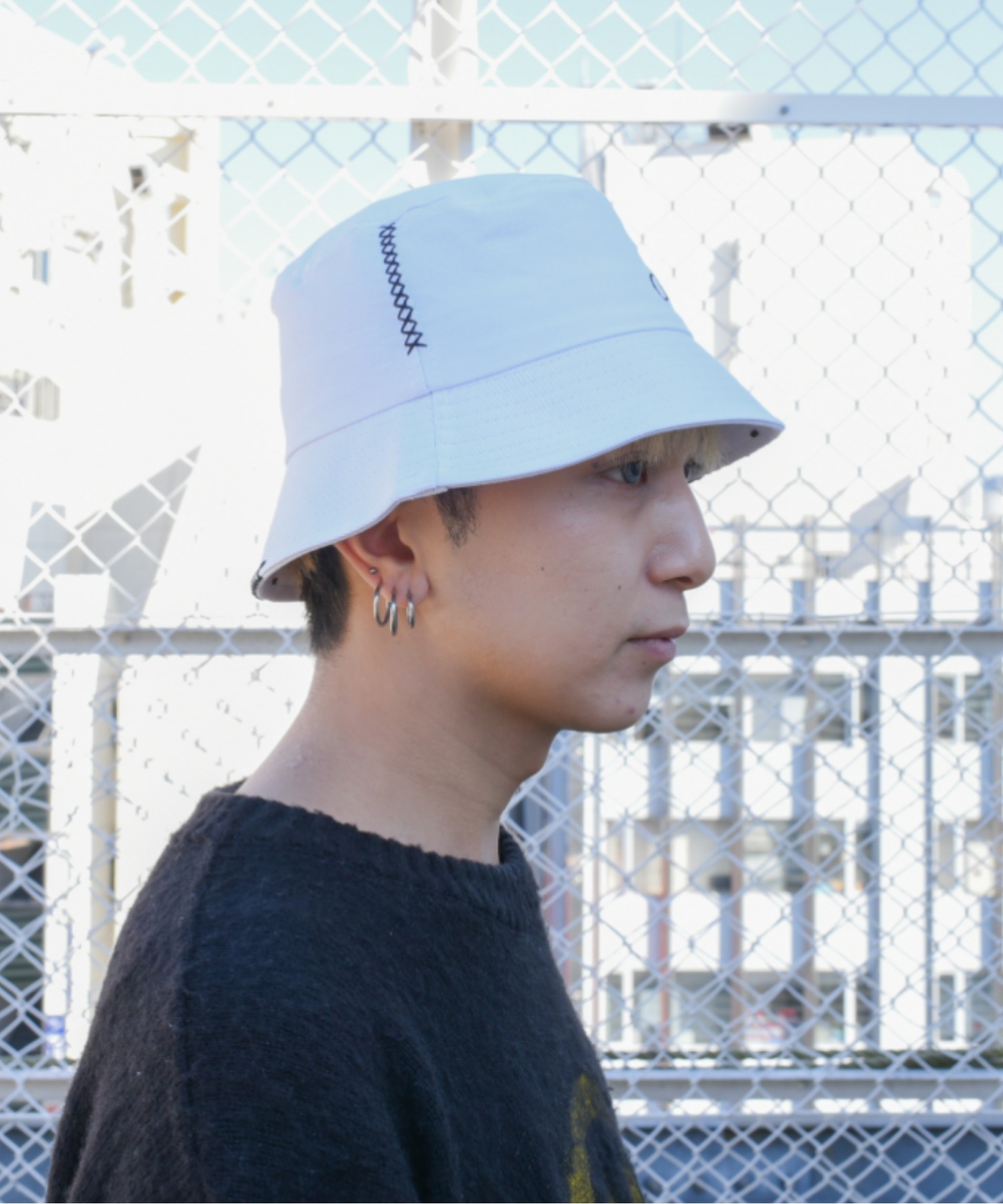 A'GEM/9』ブランケットステッチ バケットハット A'GEM/9│A'GEM/9×.KOM