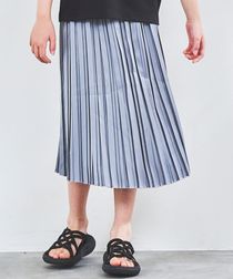 【coen キッズ/ジュニア】サテンプリーツギャザースカート