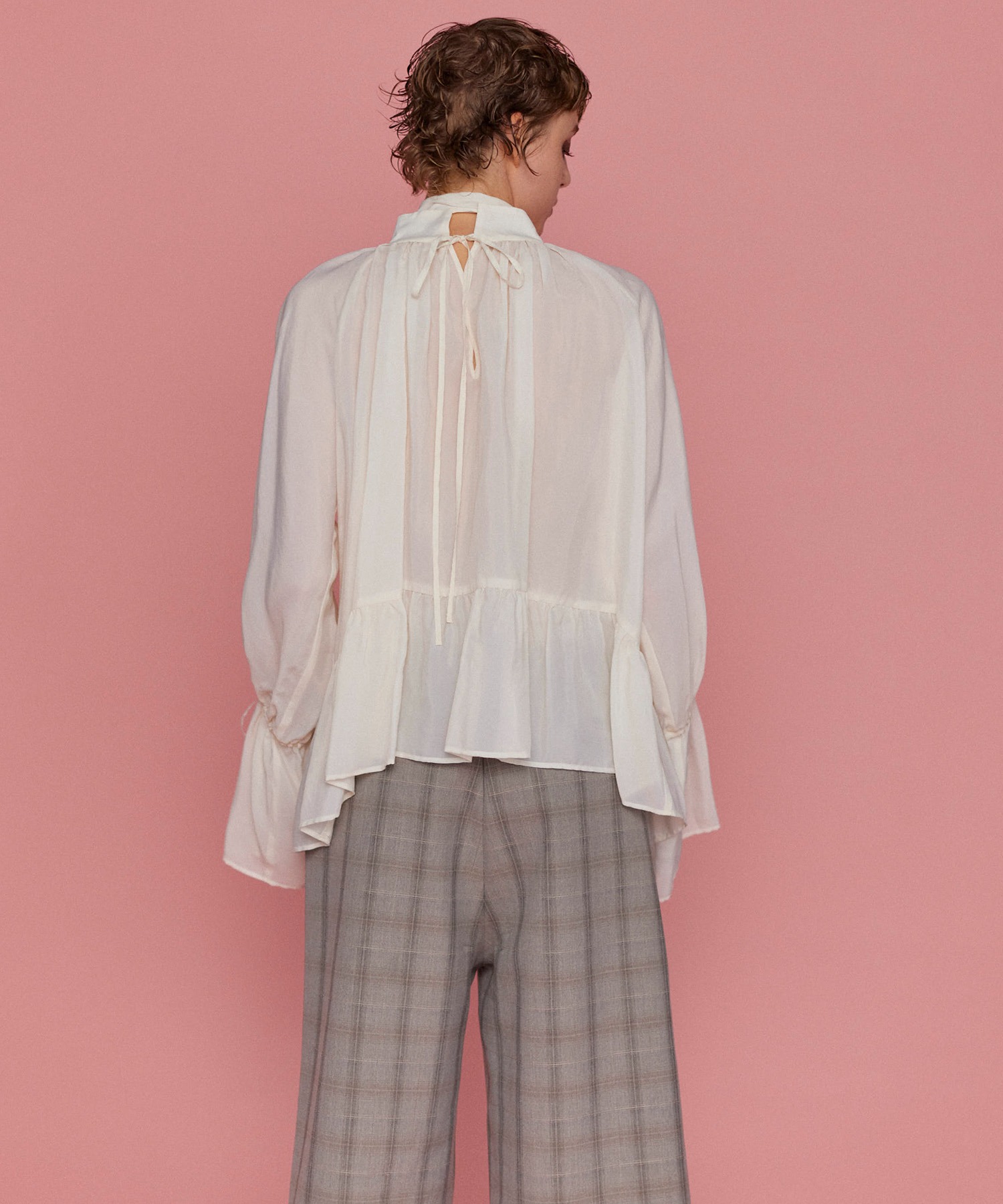 シャツ/ブラウス Shirring Volume Blouse/シャーリングボリューム 