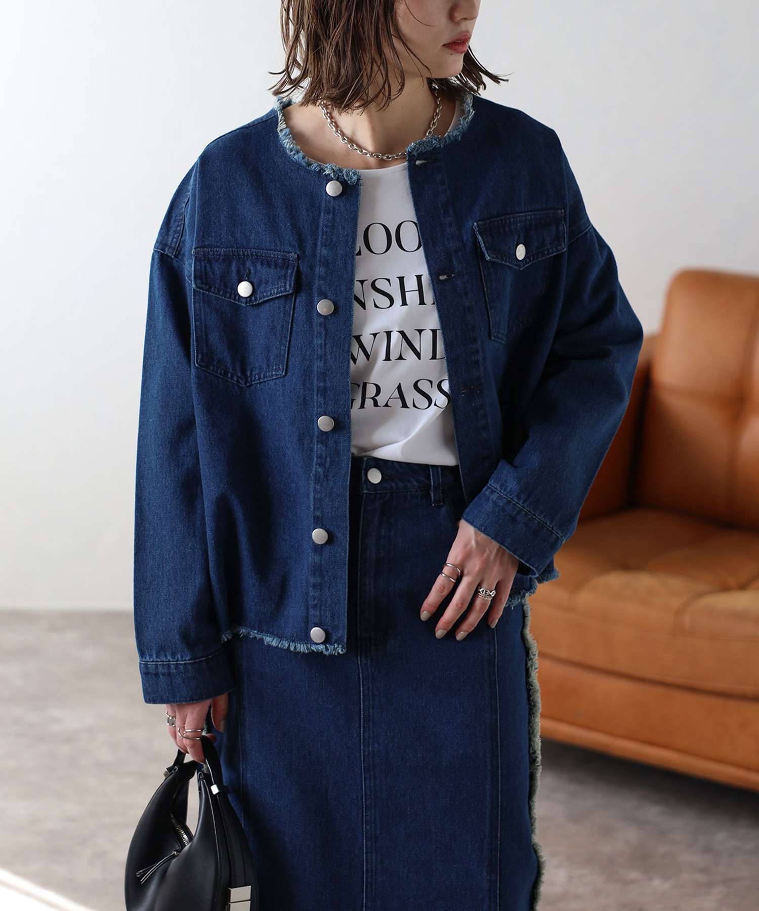 model：H158 着用サイズ：FREE