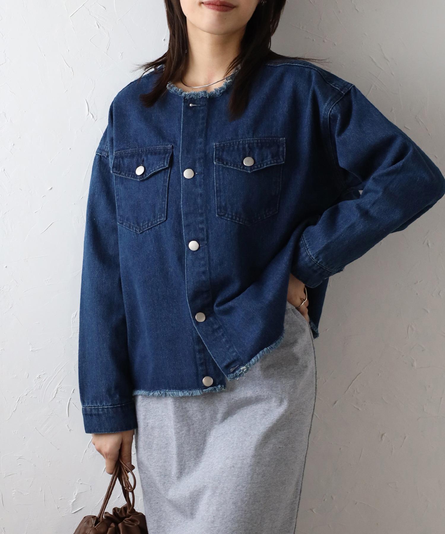 model：H163 着用サイズ：FREE